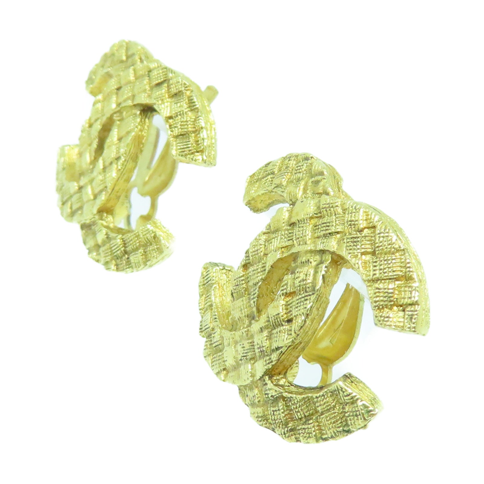 CHANEL 金屬Earrings耳環金色