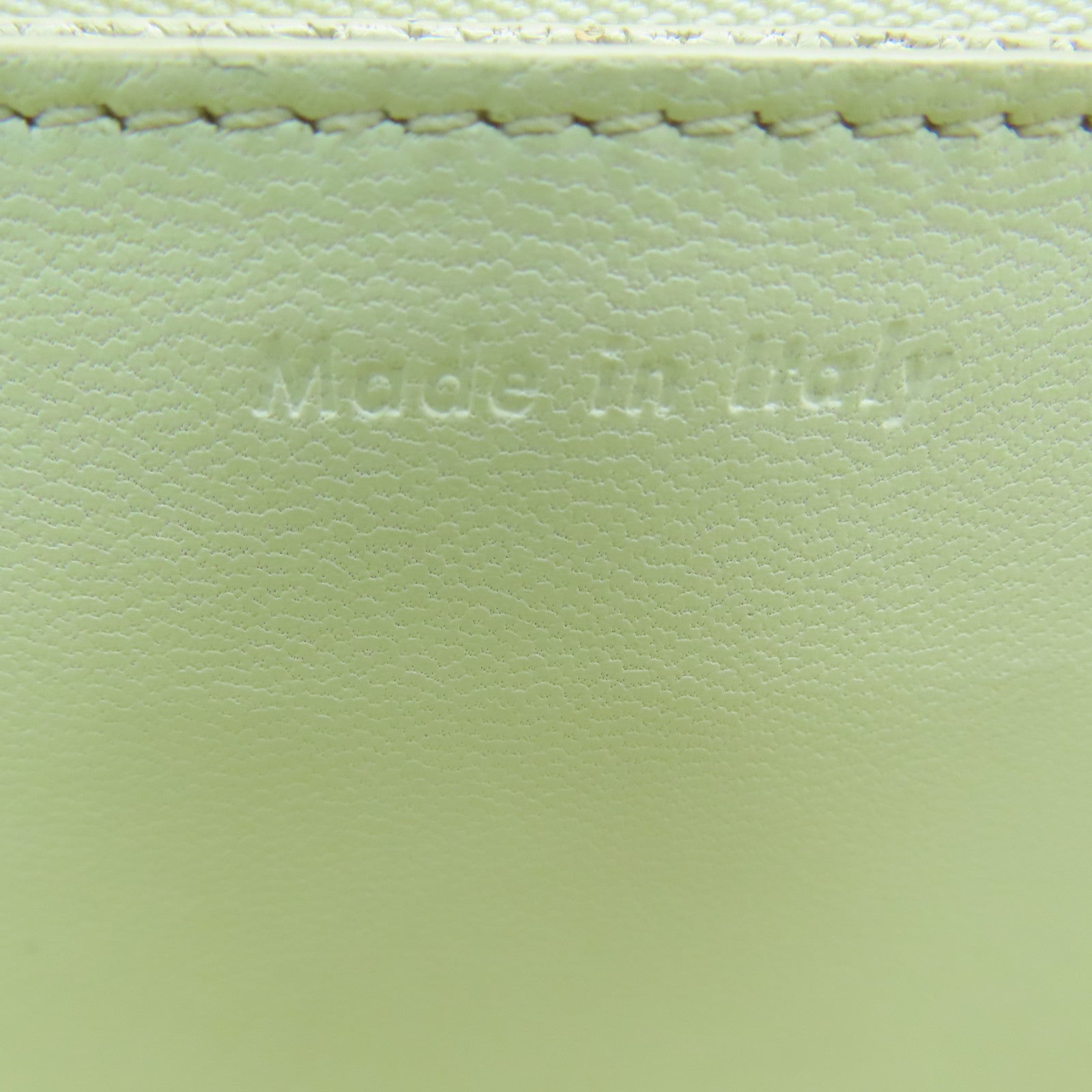 CELINE 牛皮皮革Shoulder Bag金扣肩背袋米白色