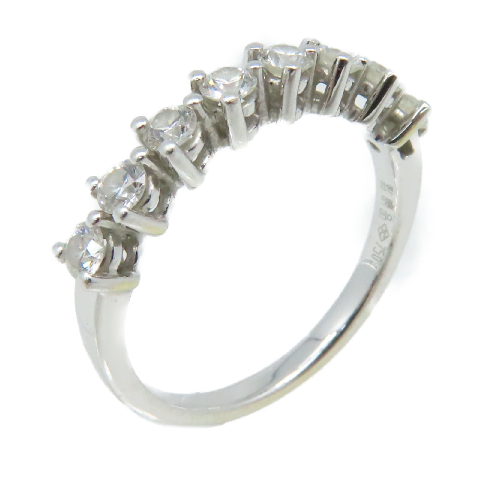 JEWELRY 18K白金/0.51ct鑽石Diamond Ring戒指US#5.75