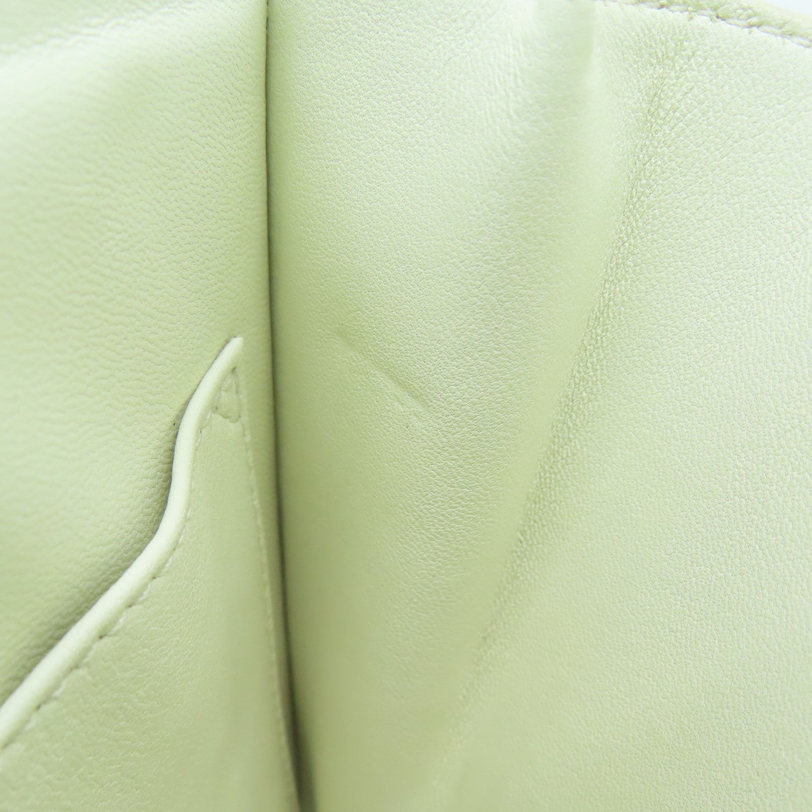 CELINE 牛皮皮革Shoulder Bag金扣肩背袋米白色