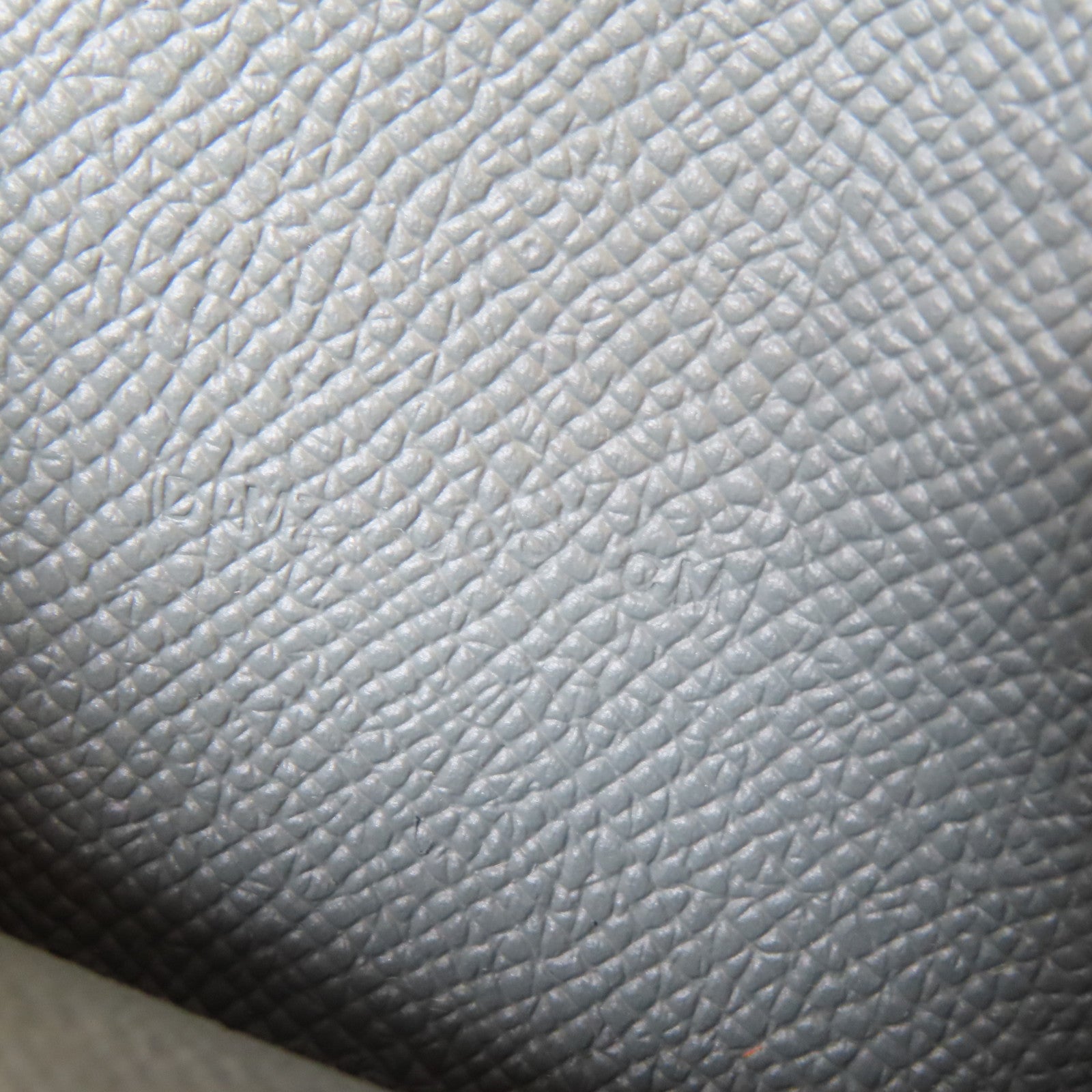 HERMES Veau Epsom皮革Kelly Pocket Compact金扣錢包灰色