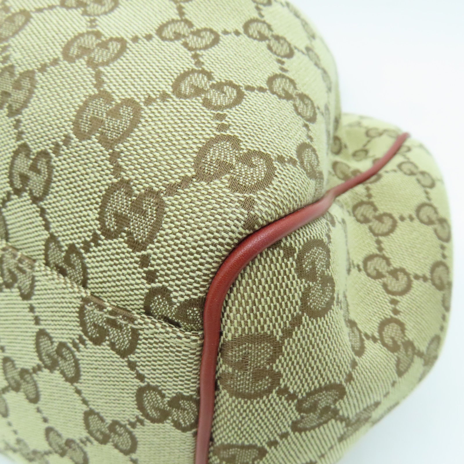 GUCCI PVC Hand Bag金扣手挽袋啡色