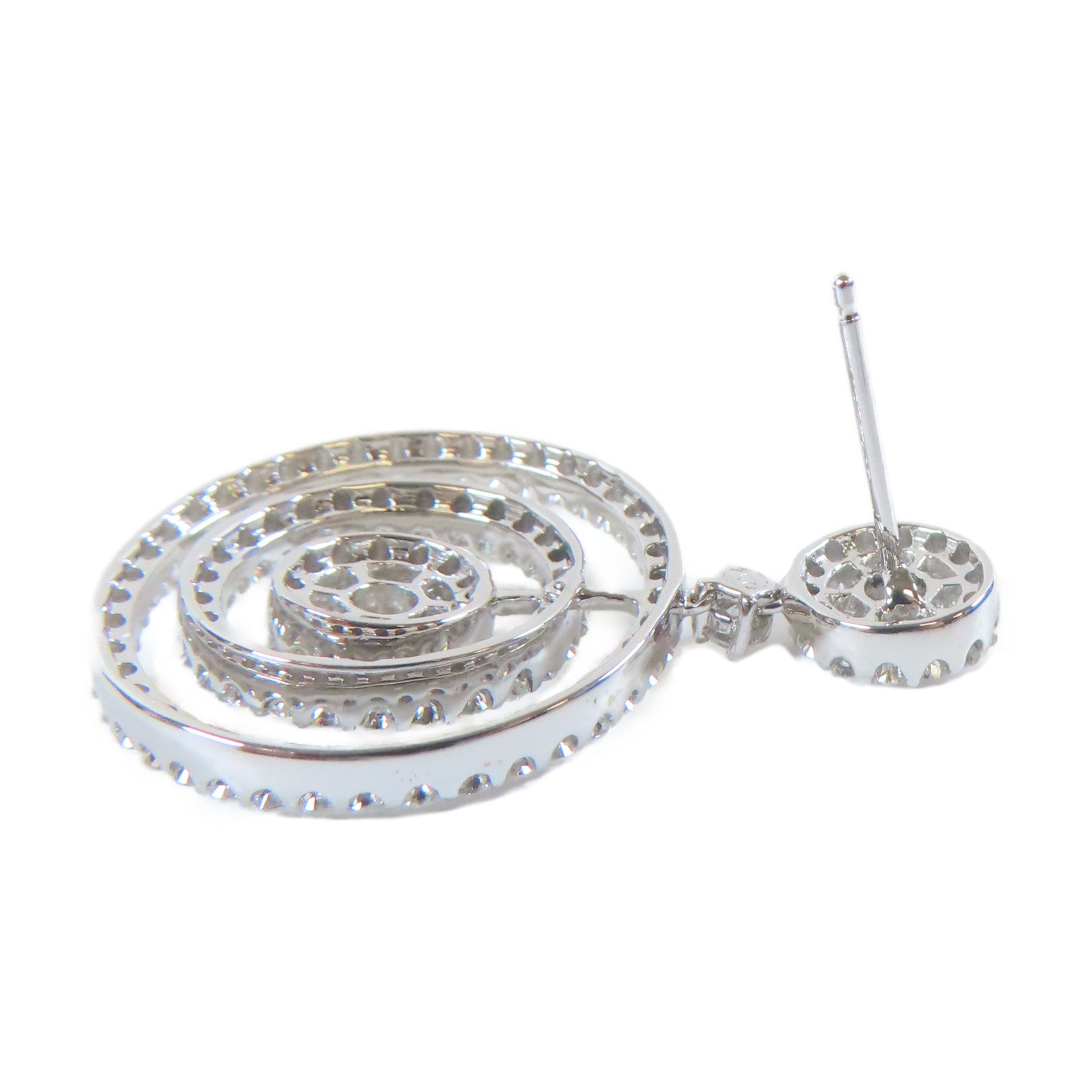 JEWELRY 18K白金Diamond Earrings9.3g鑽石耳環