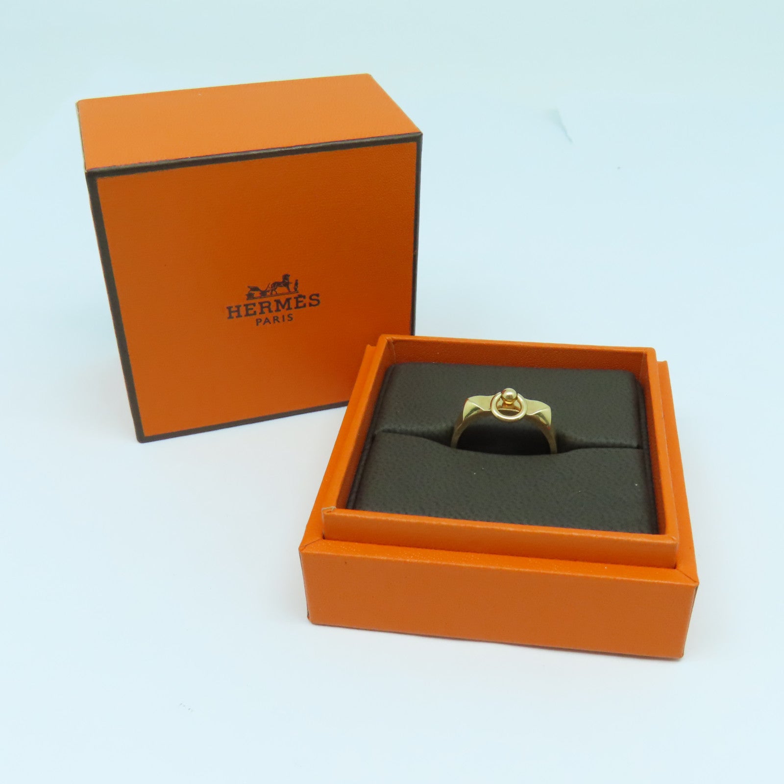 HERMES 18K黃金CDC Ring戒指US#7