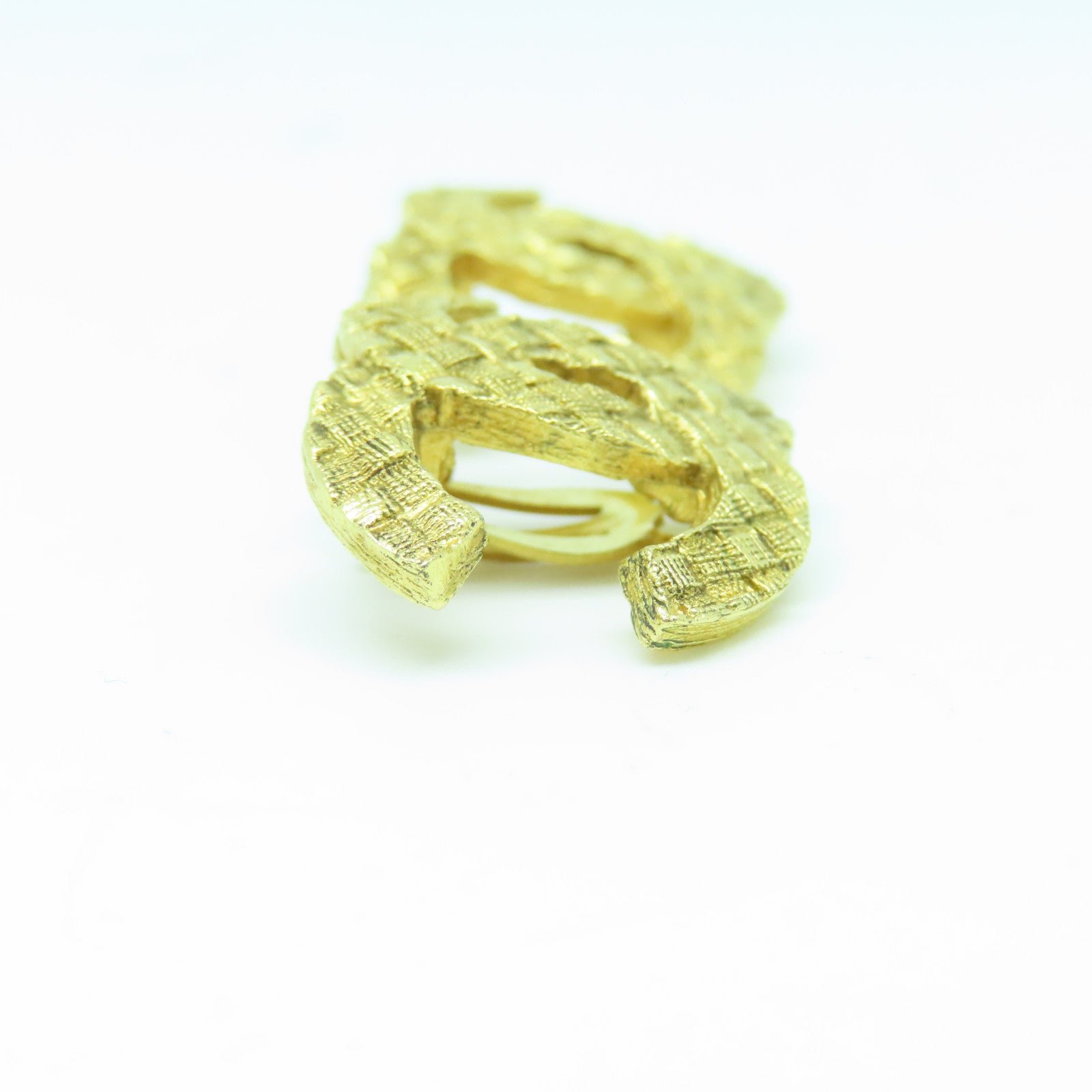 CHANEL 金屬Earrings耳環金色