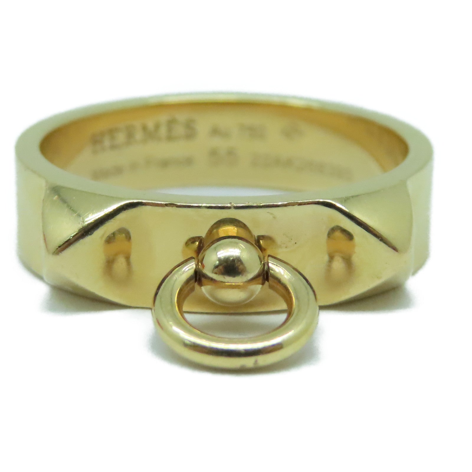 HERMES 18K黃金CDC Ring戒指US#7