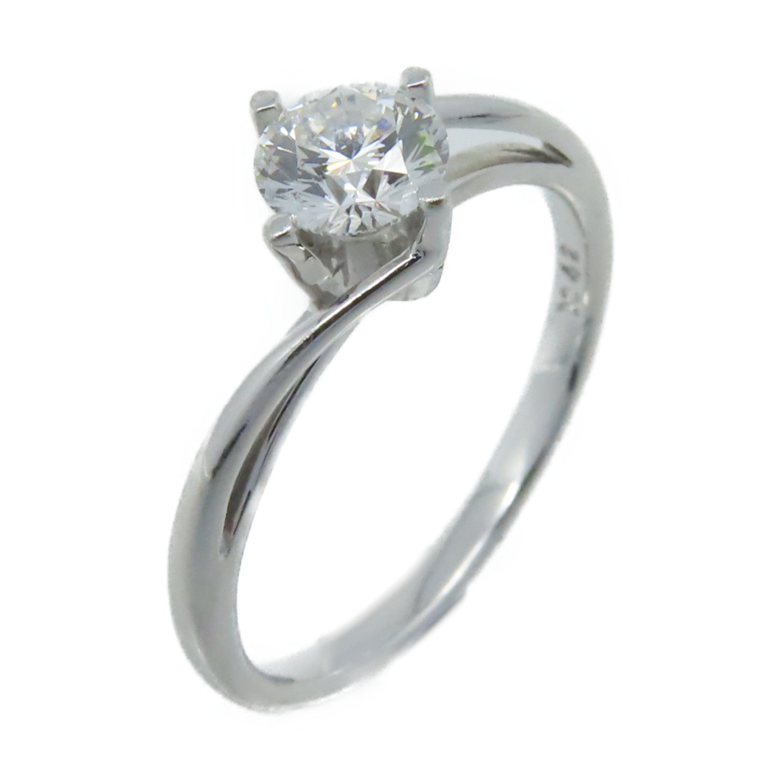 JEWELRY 18K白金/0.42ct鑽石Diamond Ring戒指US#5