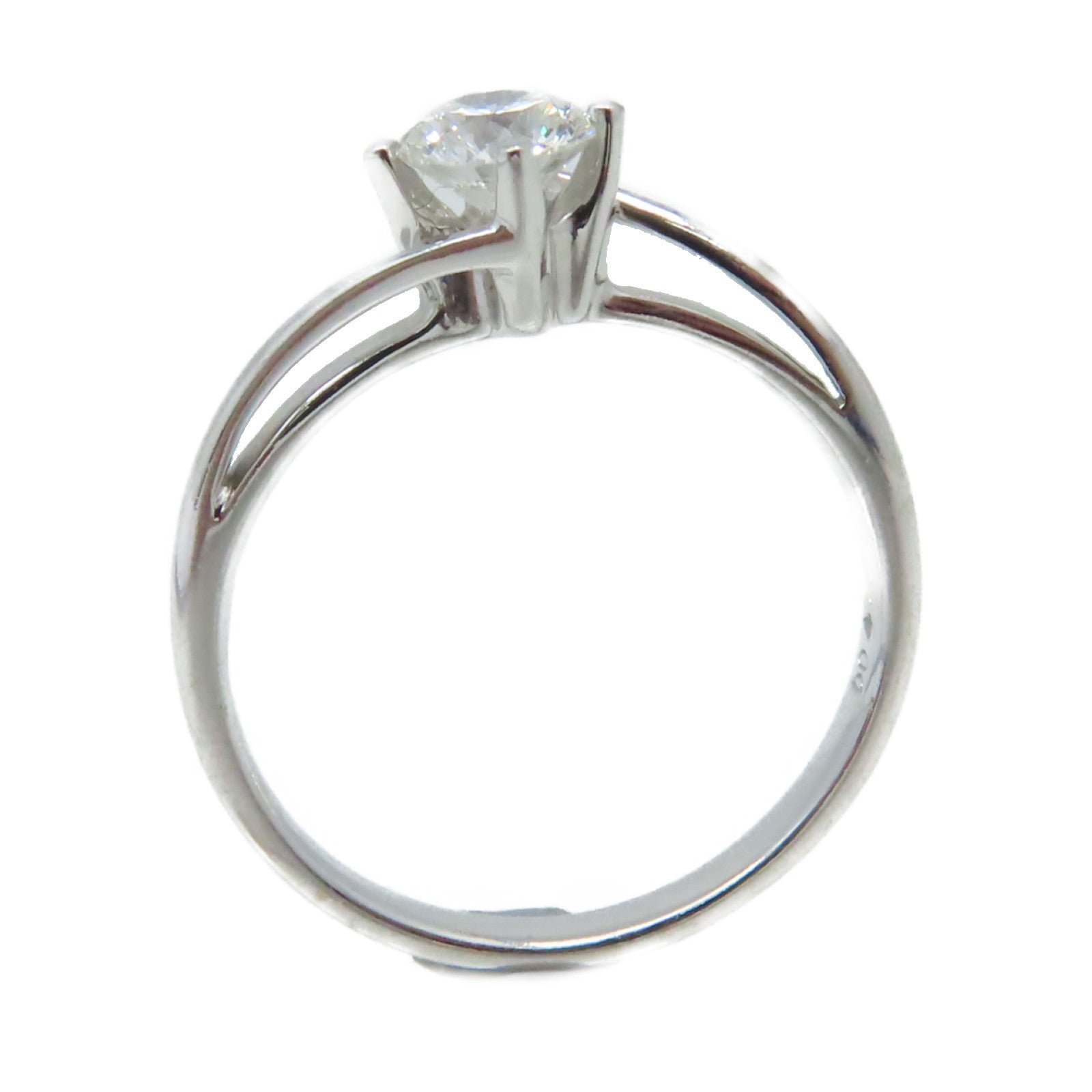 JEWELRY 18K白金/0.42ct鑽石Diamond Ring戒指US#5