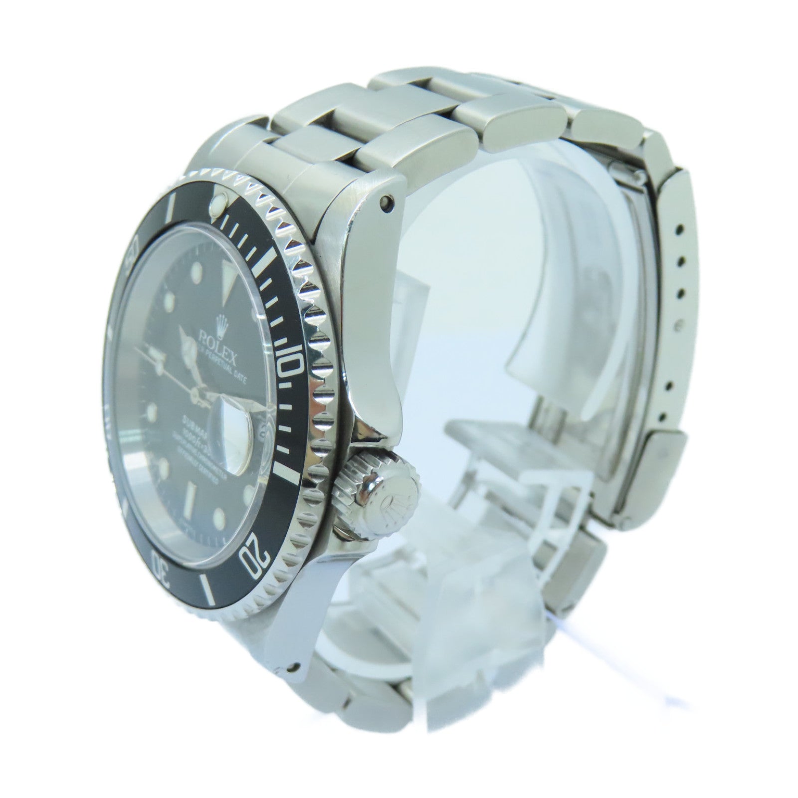 ROLEX 不銹鋼Submarinar Date手錶銀色/黑色#15cm