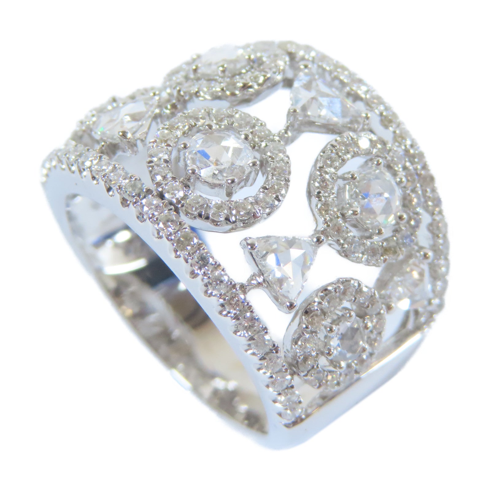 JEWELRY 18K白金Diamond Ring11.3g鑽石戒指US#6.25