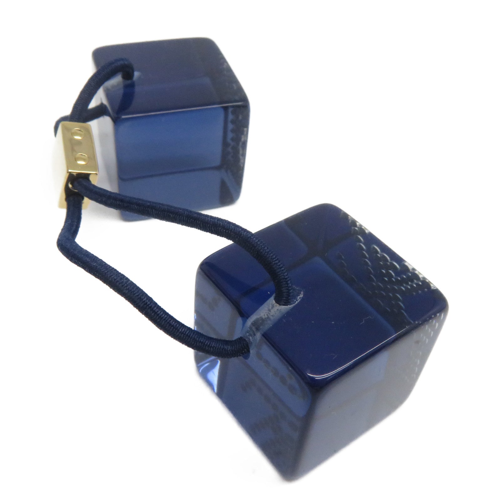 LOUIS VUITTON 【激減優惠】PVC Hair Cube金扣髮圈半透明藍色