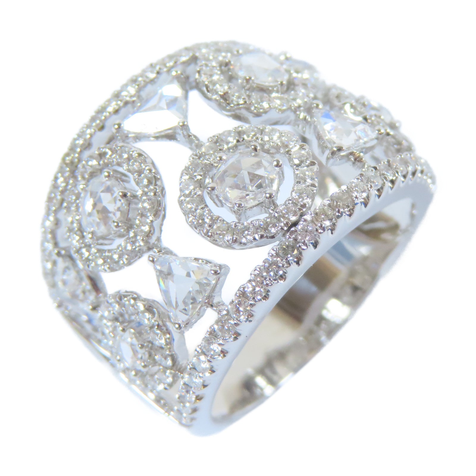 JEWELRY 18K白金Diamond Ring11.3g鑽石戒指US#6.25