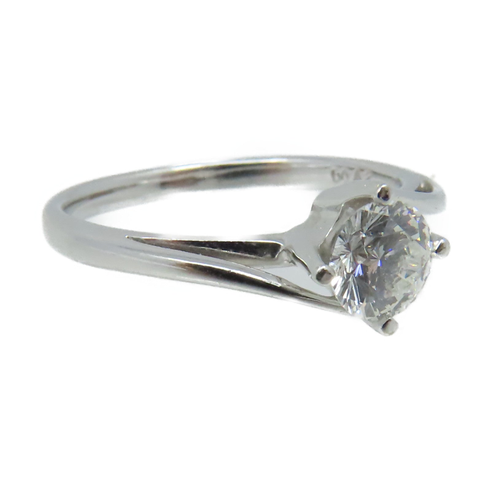 JEWELRY 18K白金/0.42ct鑽石Diamond Ring戒指US#5