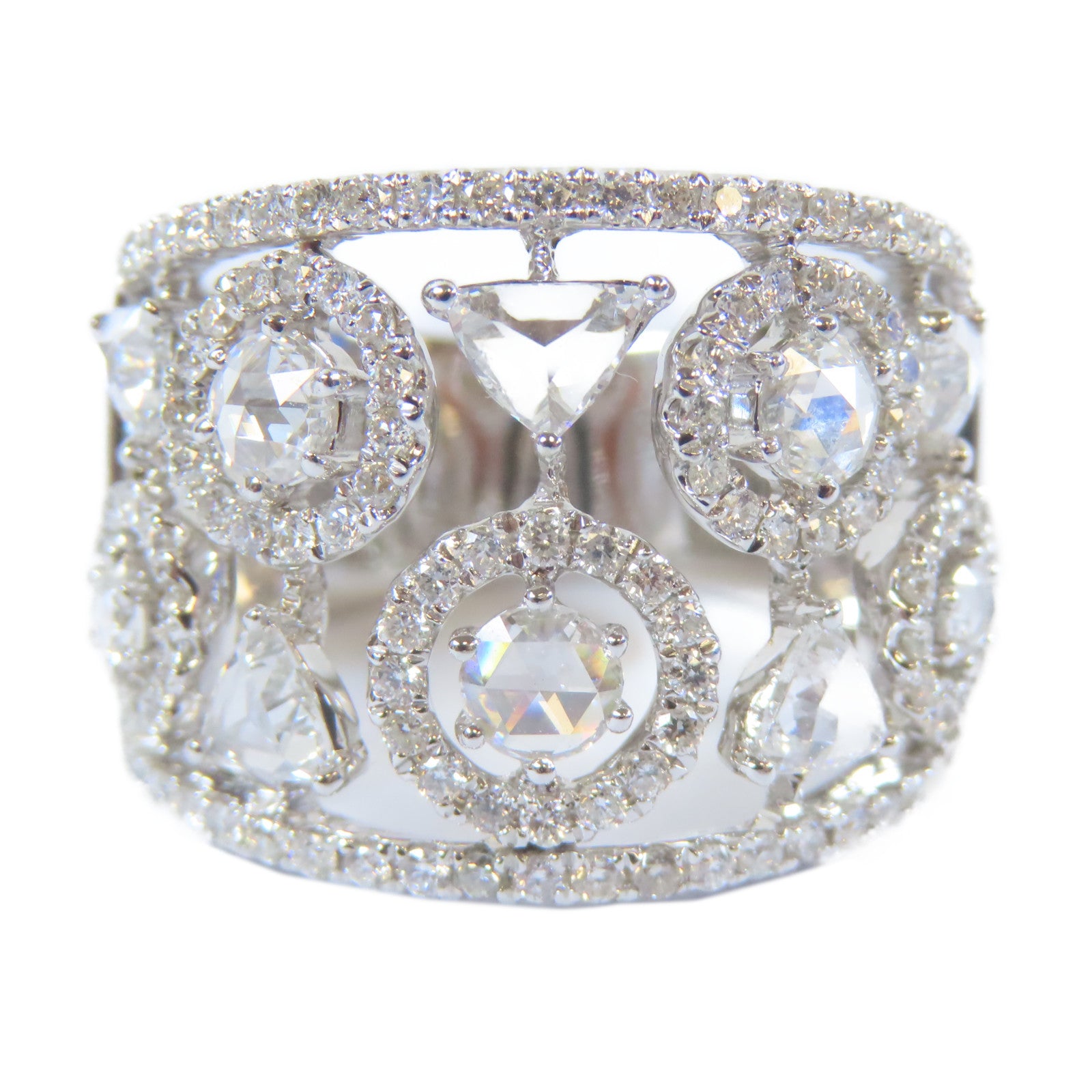 JEWELRY 18K白金Diamond Ring11.3g鑽石戒指US#6.25