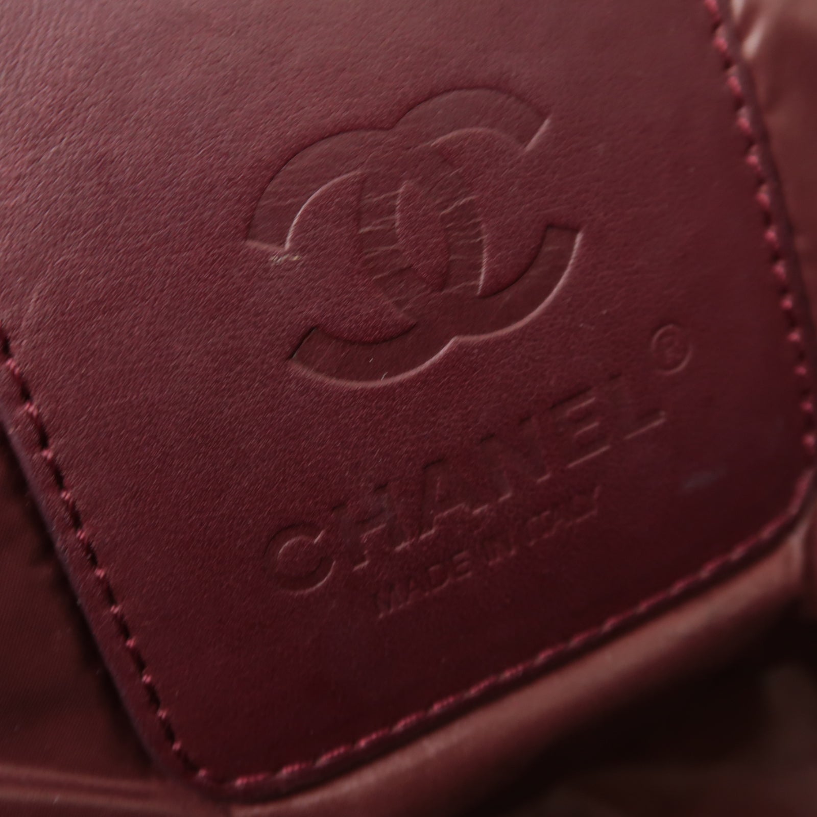 CHANEL 尼龍Coco Cocoon銀扣肩背袋黒色