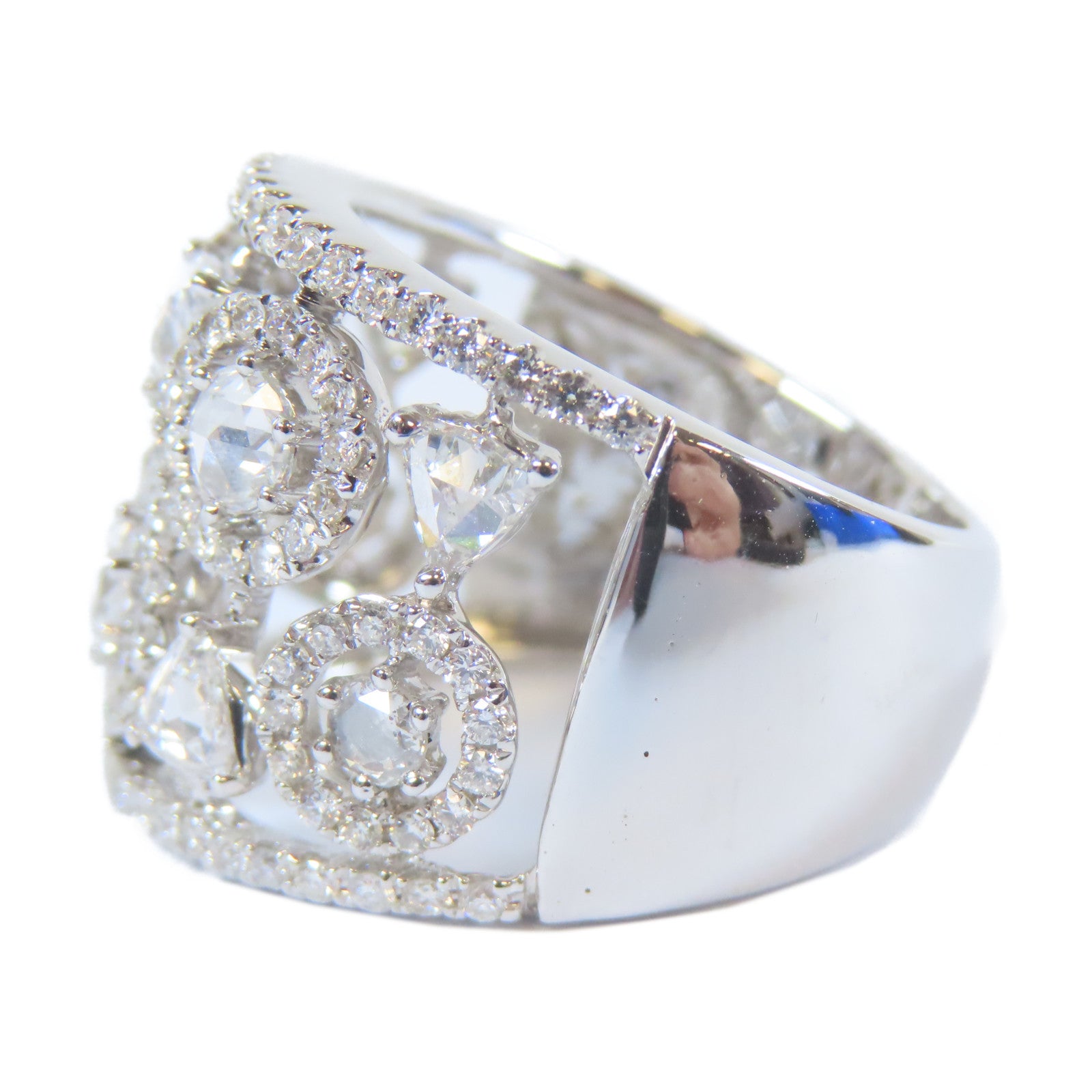 JEWELRY 18K白金Diamond Ring11.3g鑽石戒指US#6.25