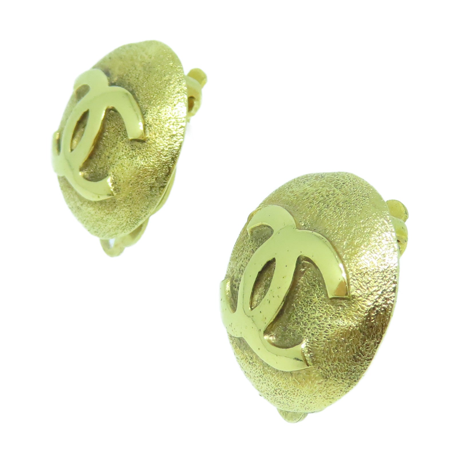 CHANEL 金屬Earrings耳環金色