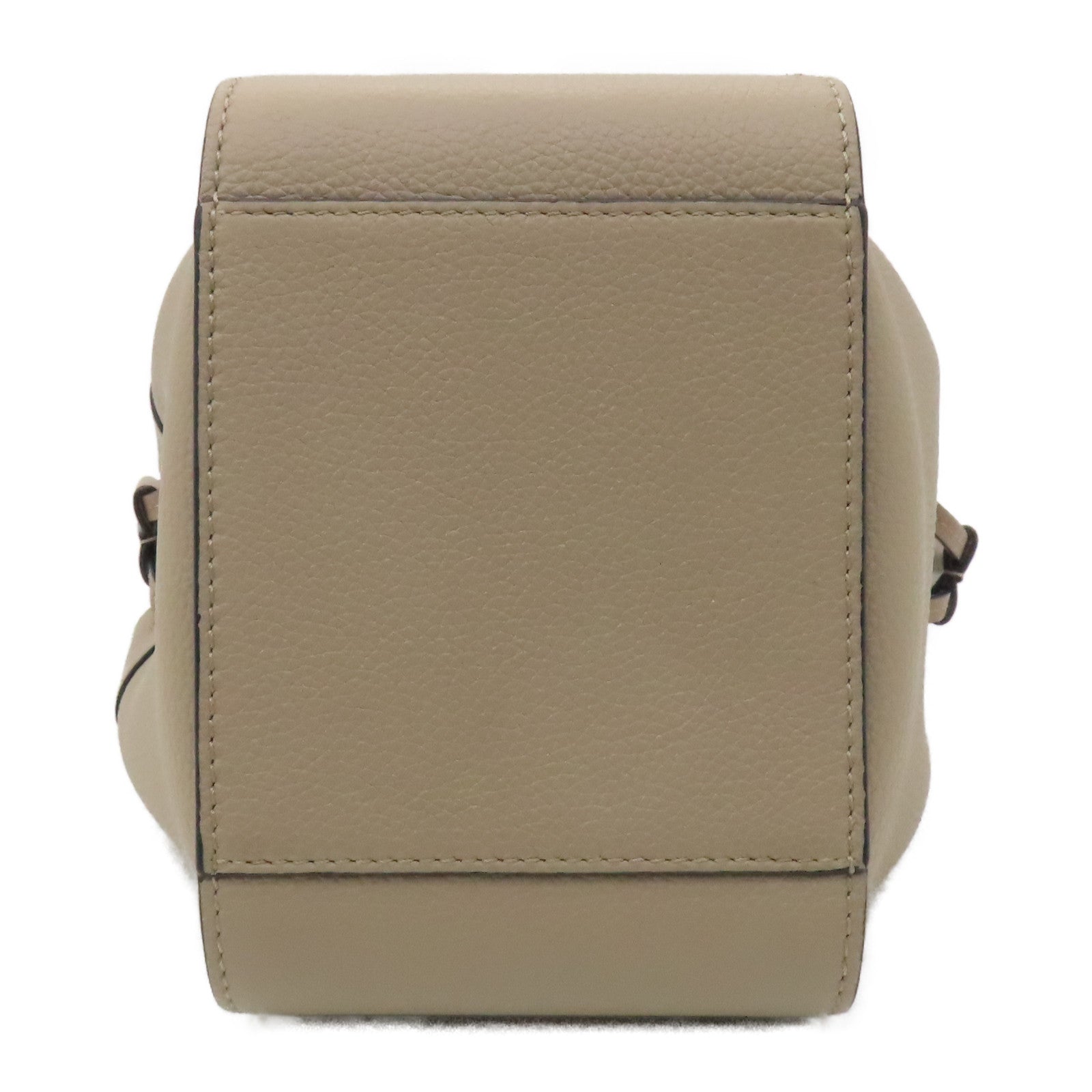 LOEWE 【激減優惠】牛皮皮革Mini Hammock金扣手挽肩背兩用袋啡色