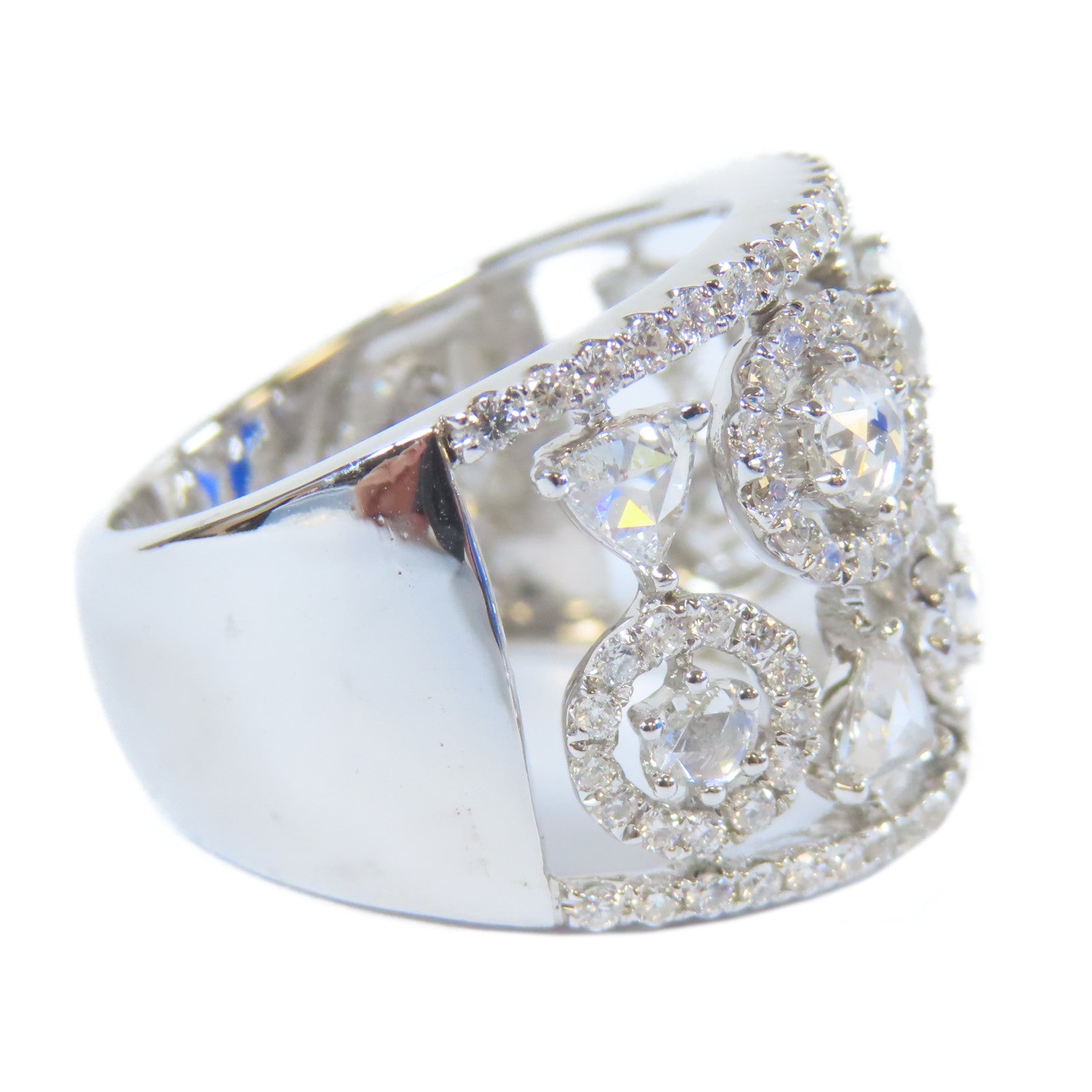 JEWELRY 18K白金Diamond Ring11.3g鑽石戒指US#6.25
