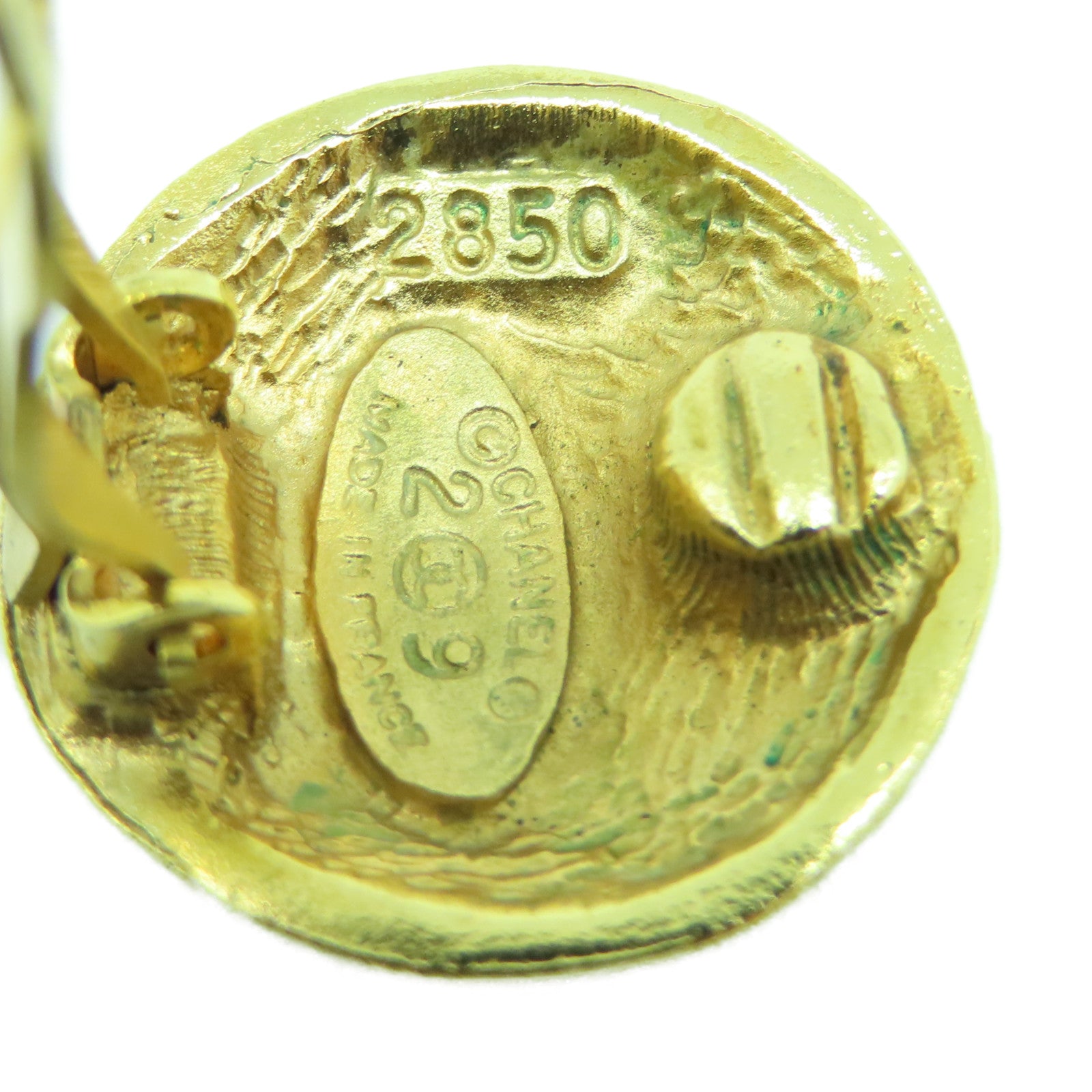 CHANEL 金屬Earrings耳環金色