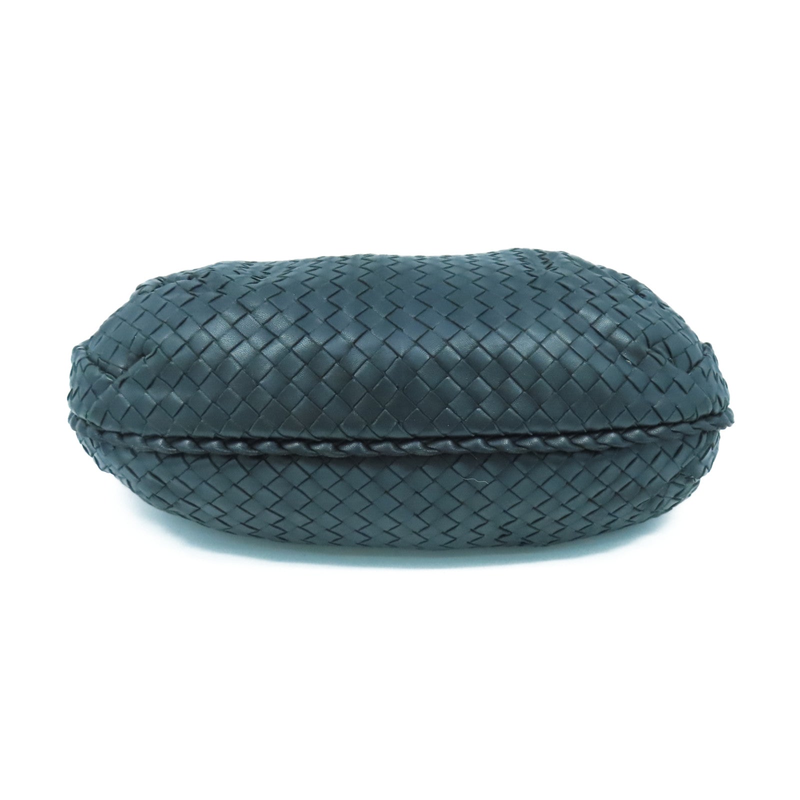 BOTTEGA VENETA Textured Leather Shoulder Bag Black
