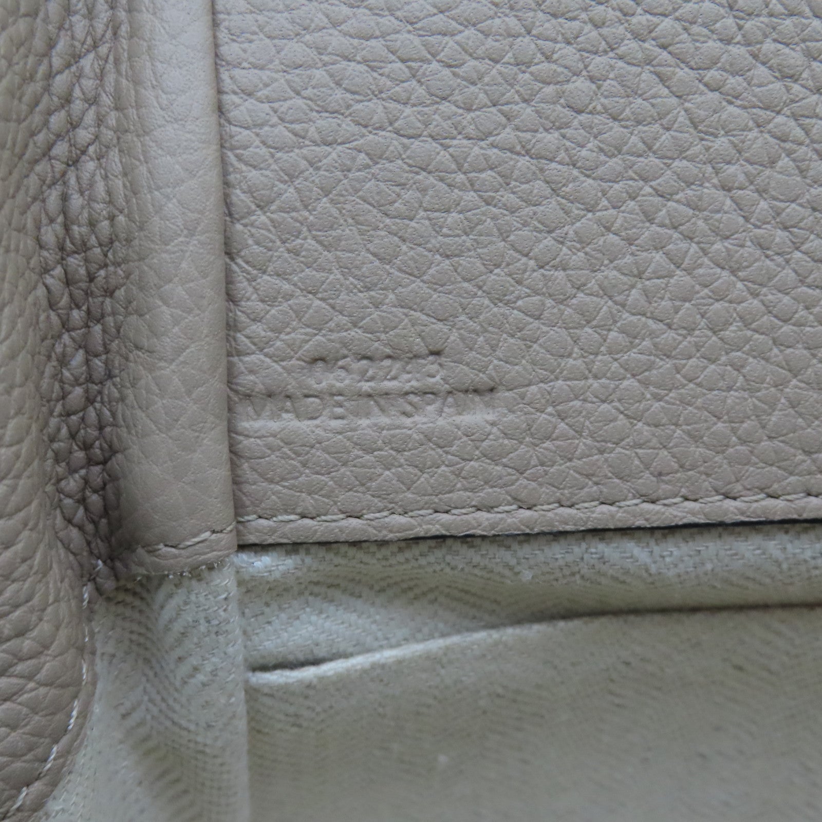 LOEWE 【激減優惠】牛皮皮革Mini Hammock金扣手挽肩背兩用袋啡色
