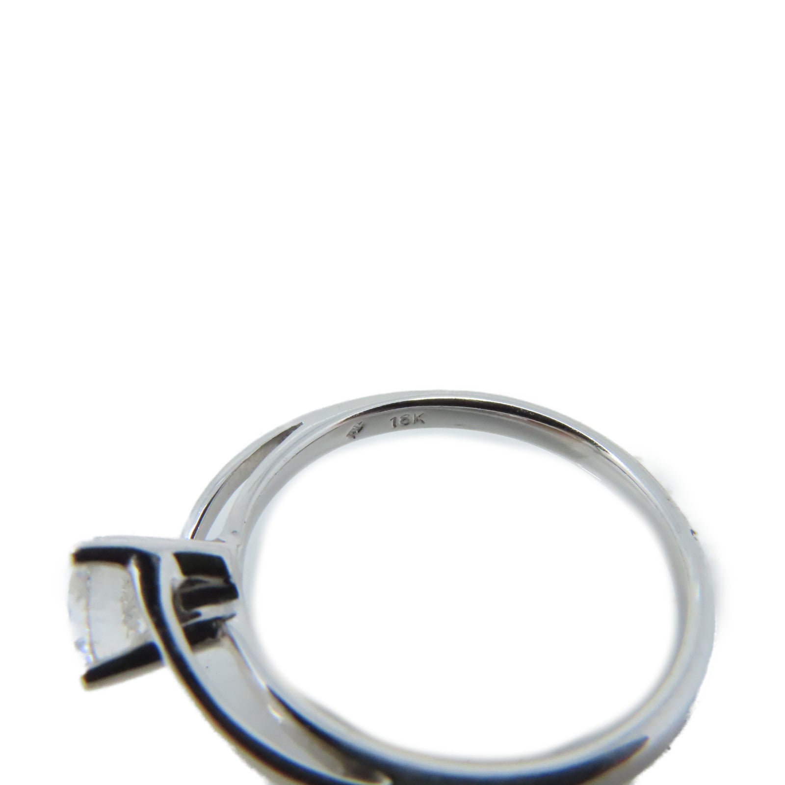 JEWELRY 18K白金/0.42ct鑽石Diamond Ring戒指US#5