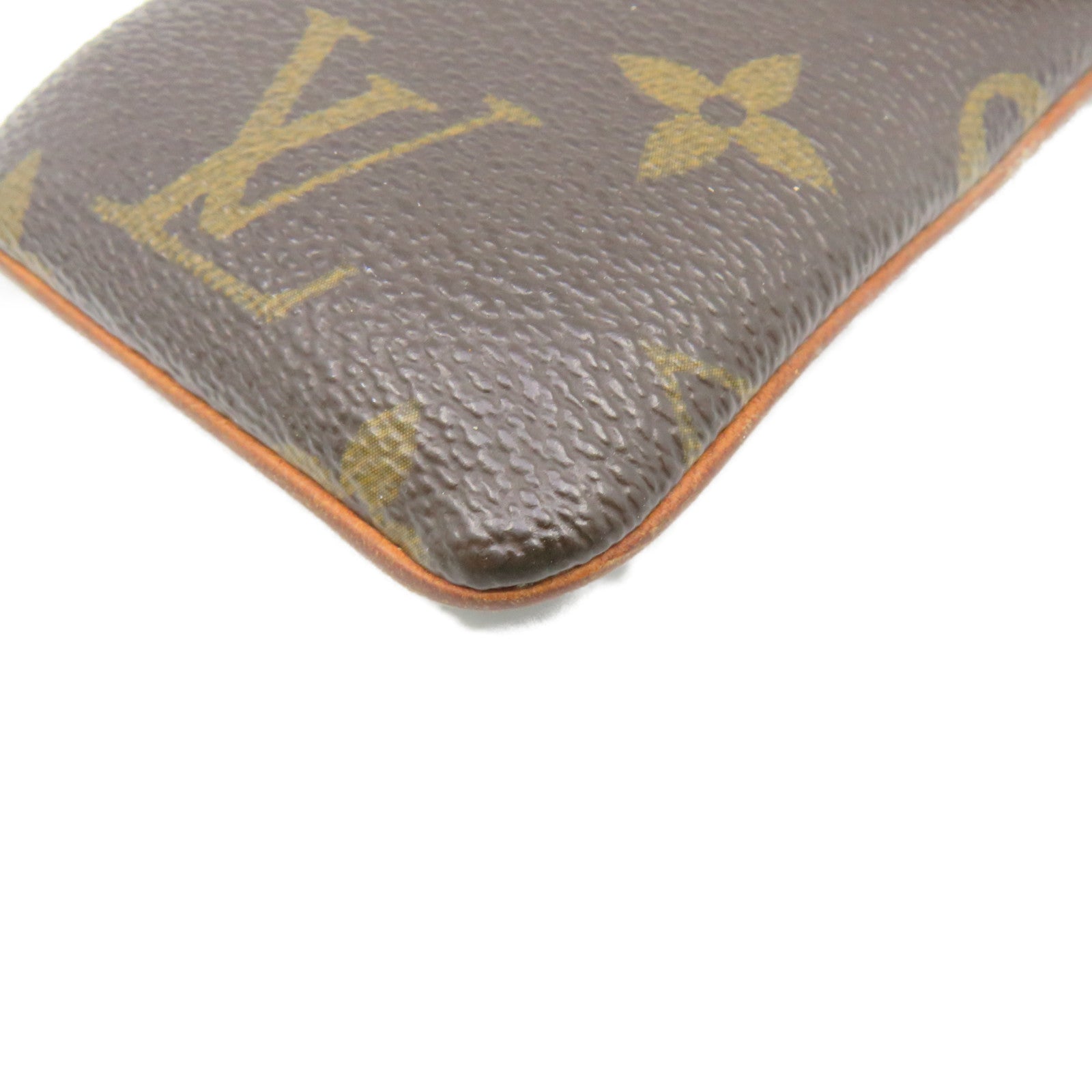 LOUIS VUITTON Monogram Etui Telephone MM Cellphone Case手机包啡色
