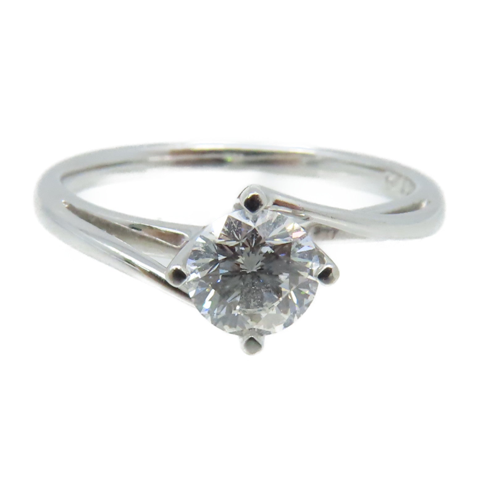 JEWELRY 18K白金/0.42ct鑽石Diamond Ring戒指US#5