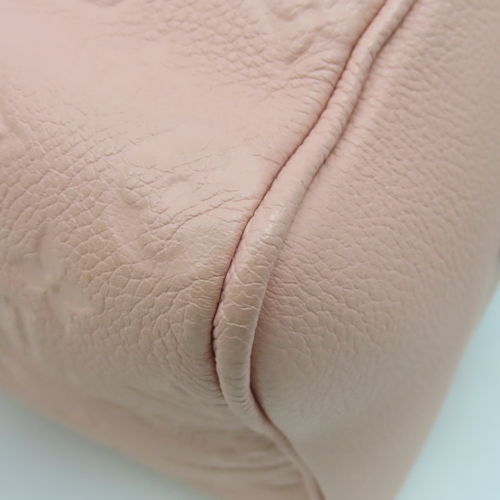 LOUIS VUITTON Monogram Empreinte Speedy Bandouliere 25金扣手挽肩背兩用袋粉紅色