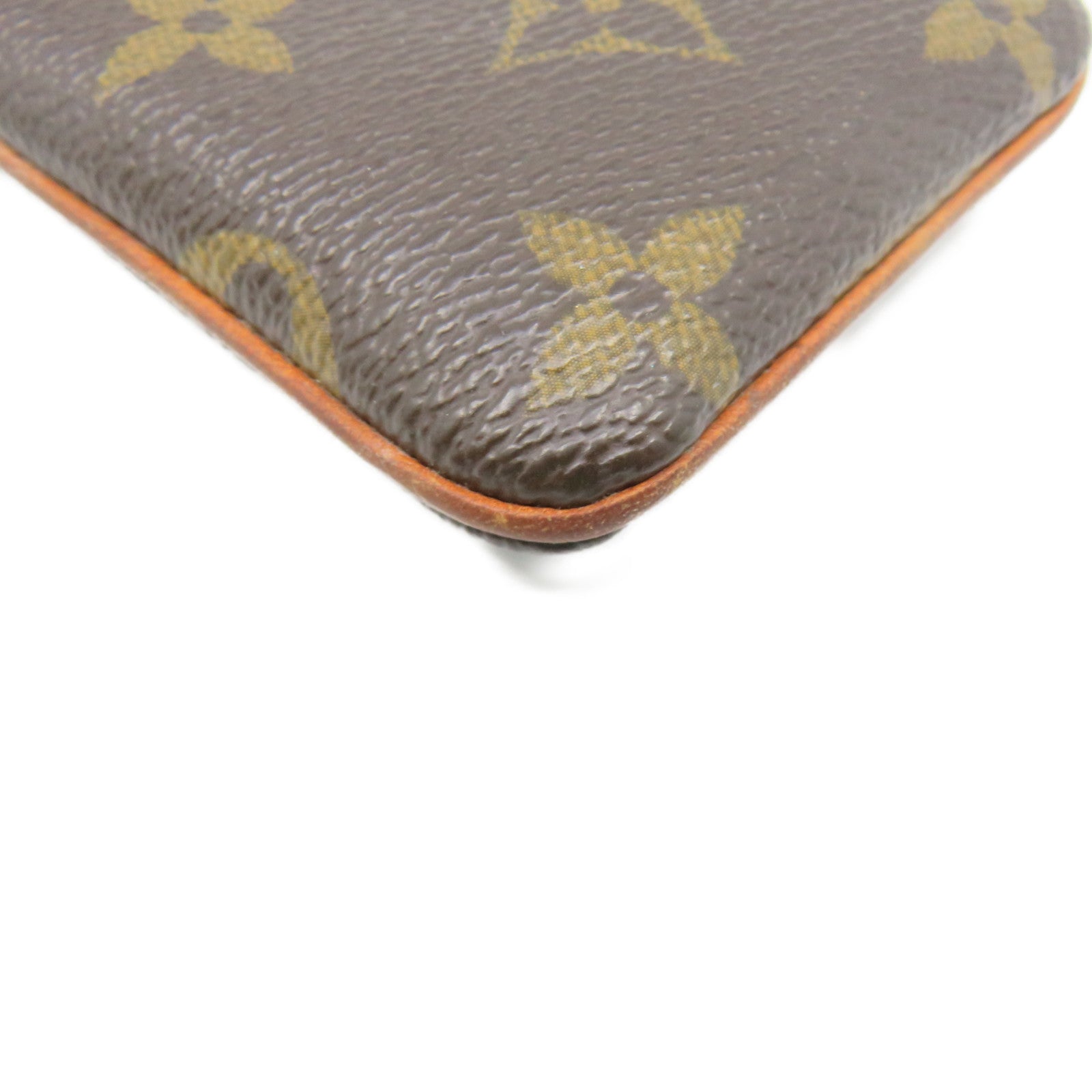 LOUIS VUITTON Monogram Etui Telephone MM Cellphone Case手机包啡色