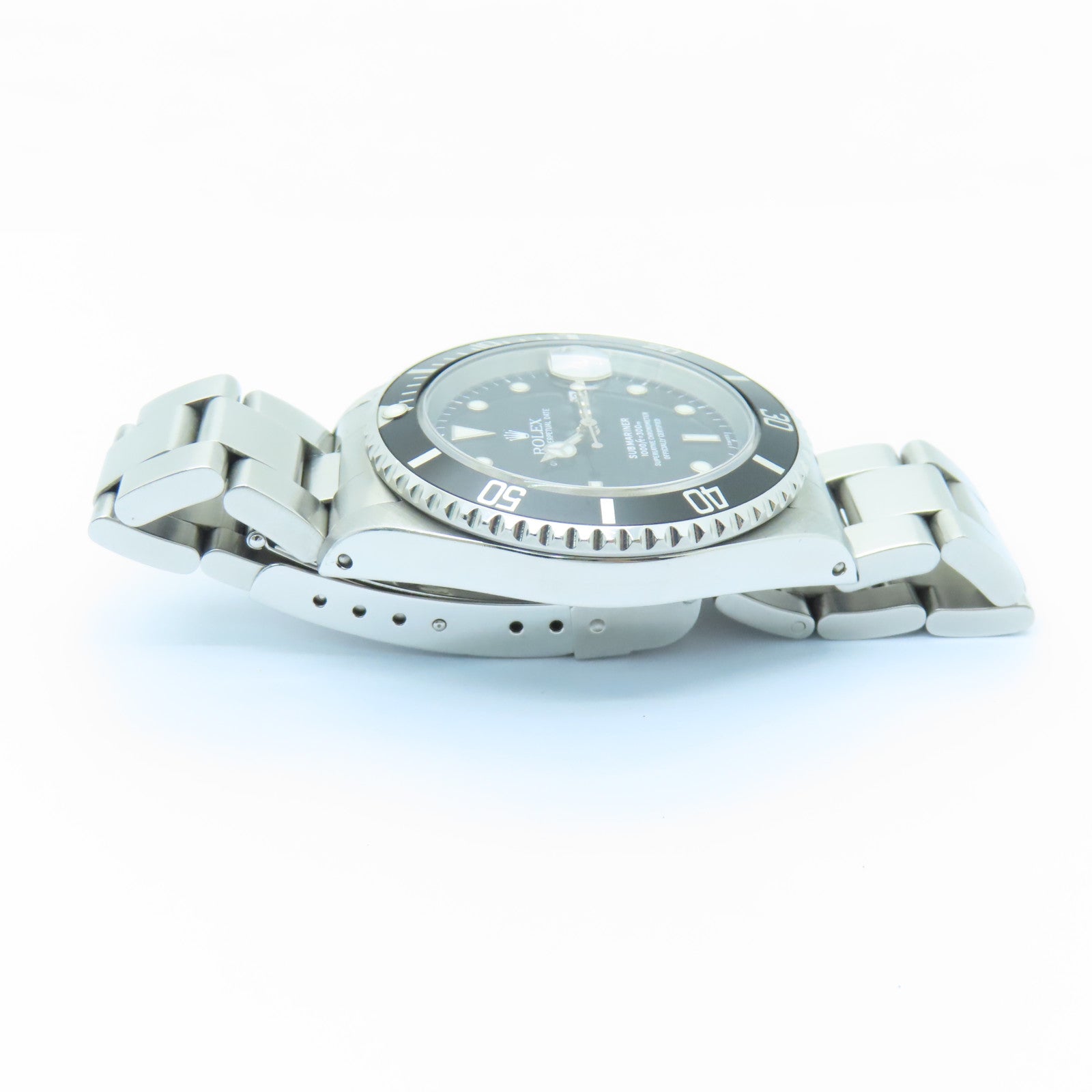 ROLEX 不銹鋼Submarinar Date手錶銀色/黑色#15cm