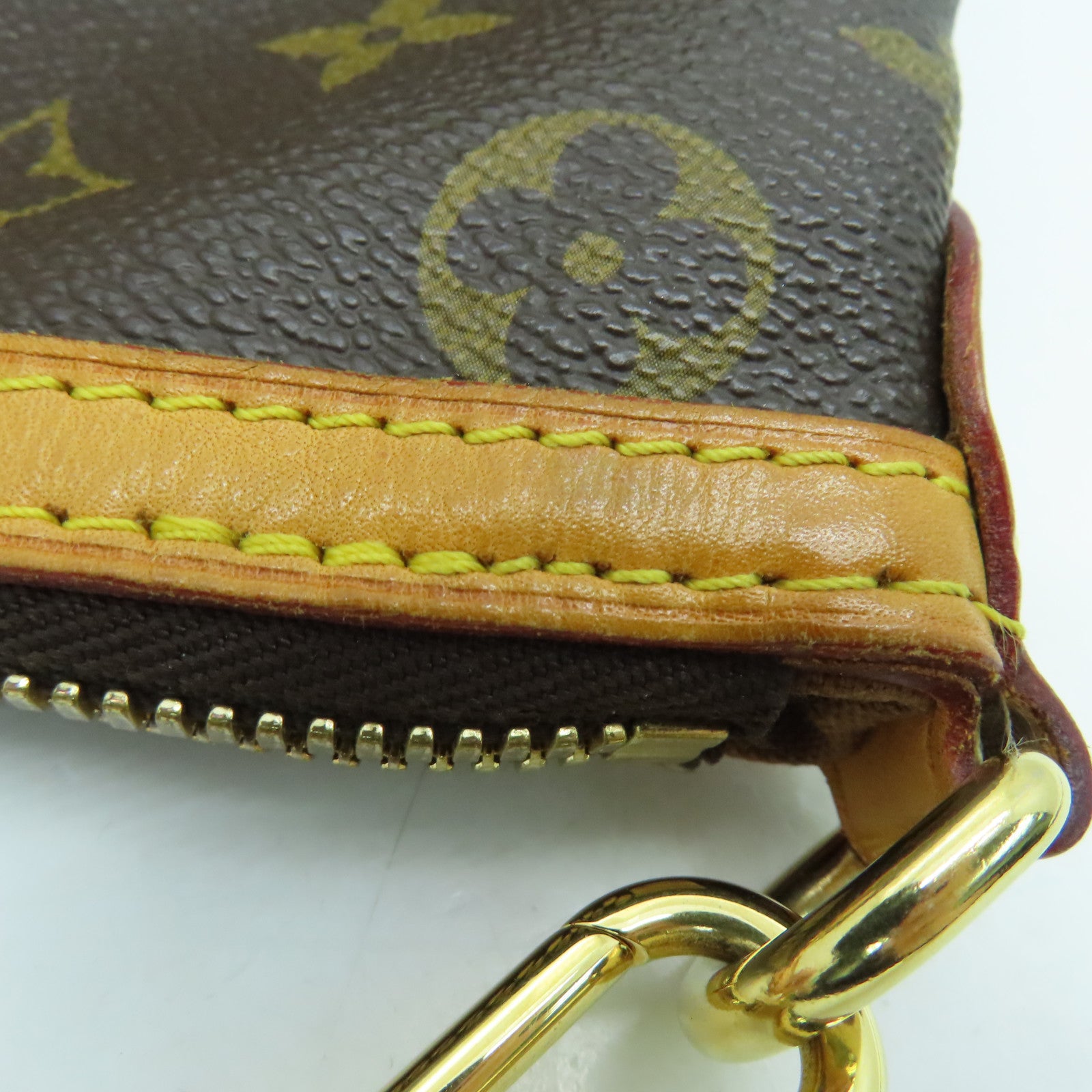 LOUIS VUITTON Monogram Palermo PM金扣手挽肩背兩用袋啡色