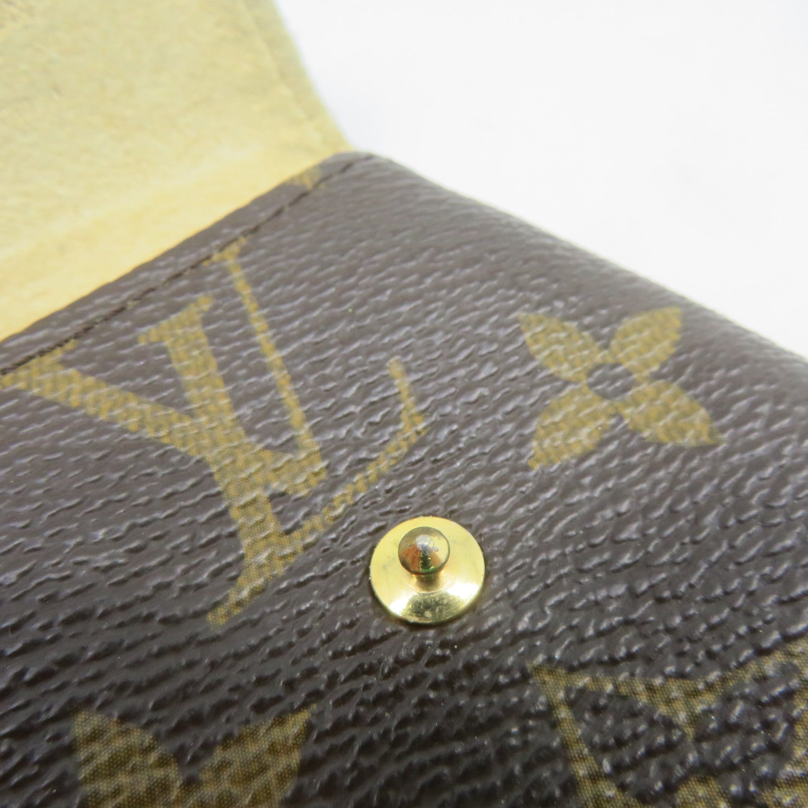 LOUIS VUITTON Monogram Etui Telephone MM Cellphone Case手机包啡色