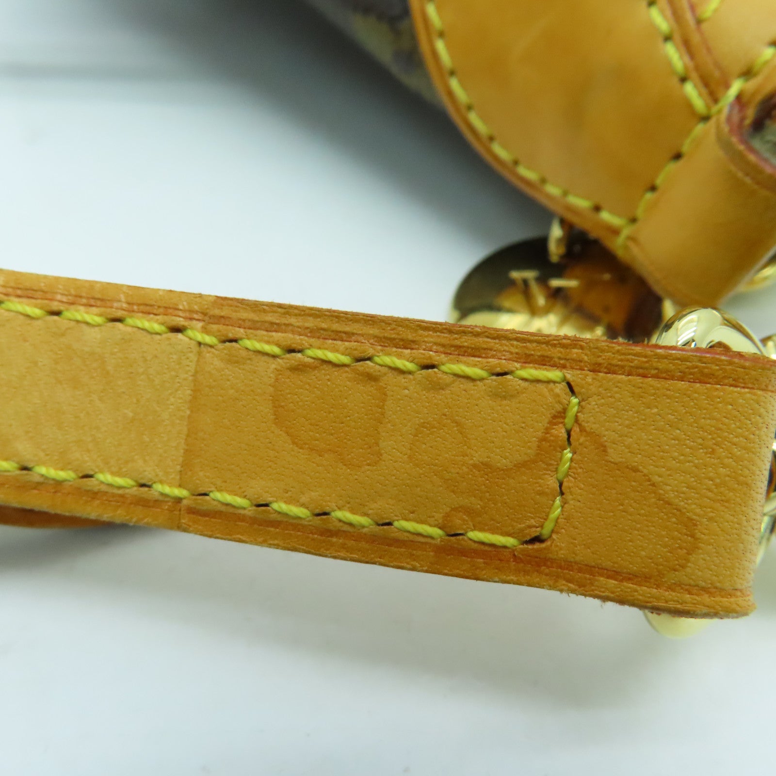 LOUIS VUITTON Monogram Palermo PM金扣手挽肩背兩用袋啡色