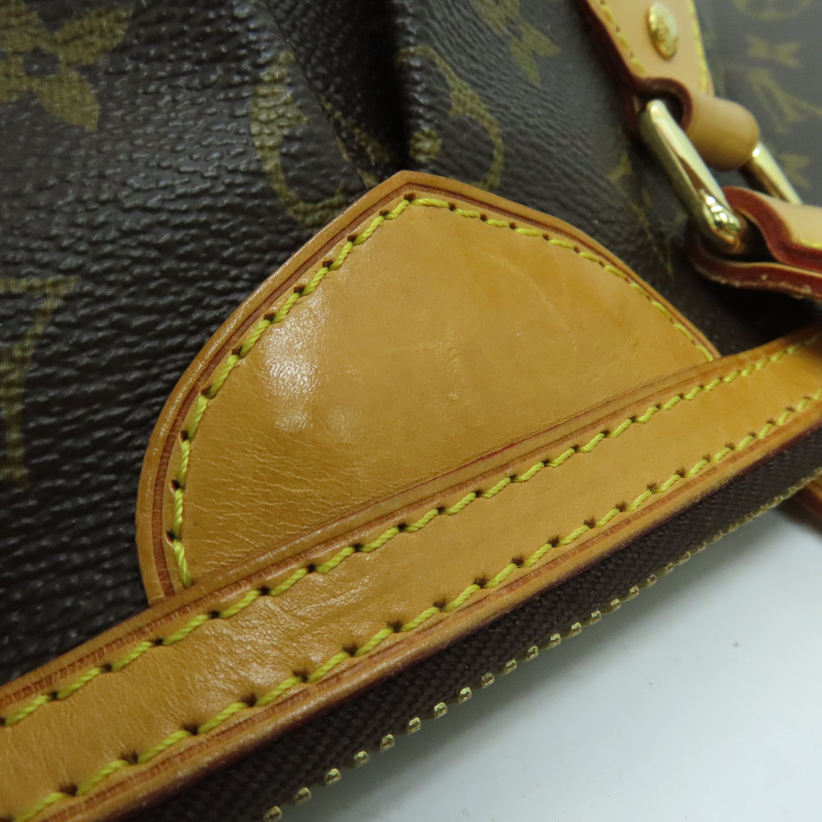 LOUIS VUITTON Monogram Palermo PM金扣手挽肩背兩用袋啡色