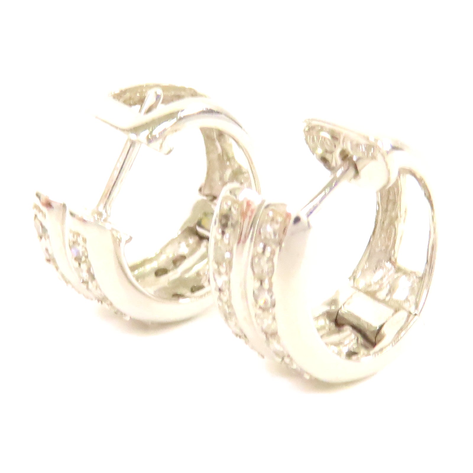 JEWELRY 18K白金Diamond Earrings鑽石耳環