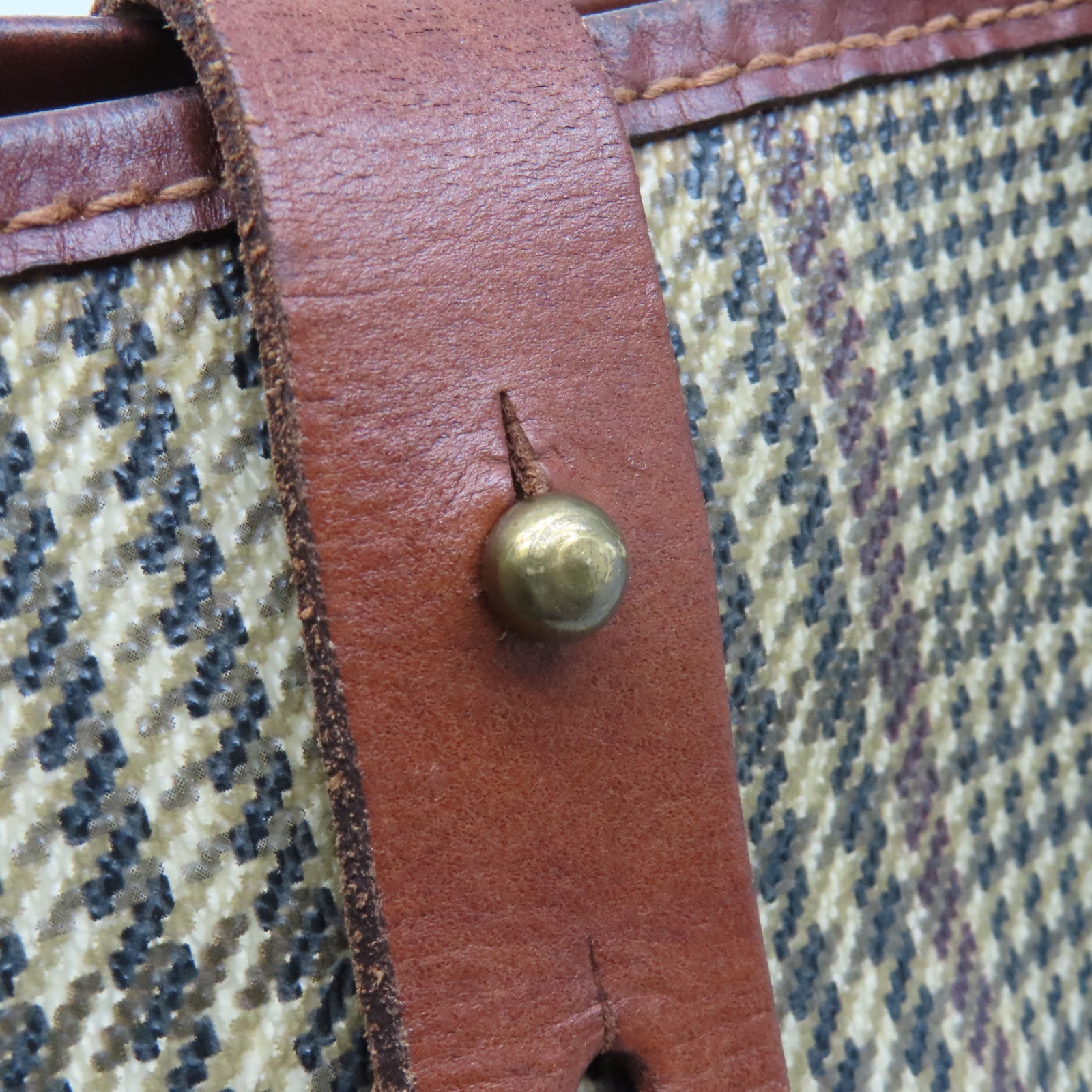 RALPH LAUREN Coated Canvas Tote Bag Brown