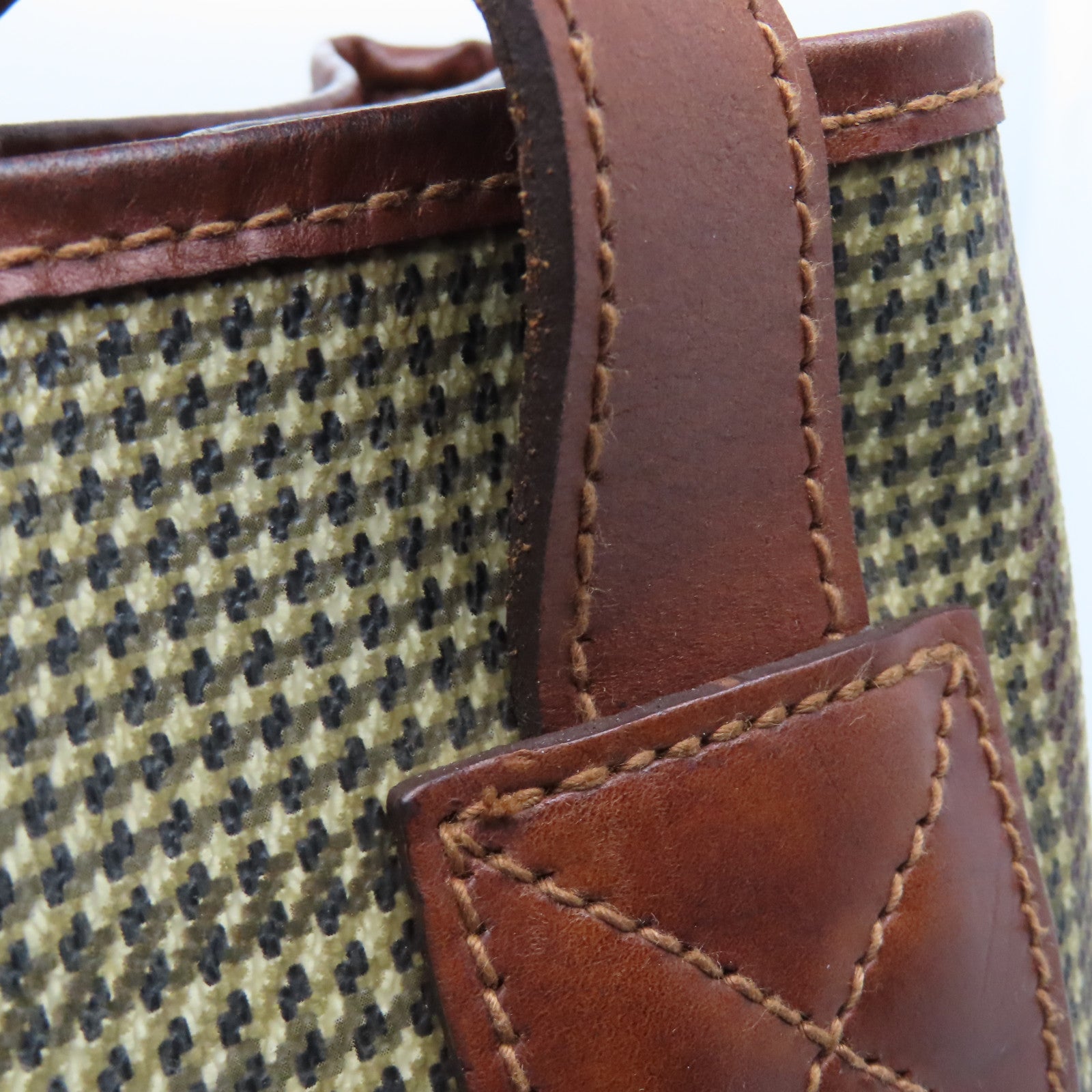 RALPH LAUREN Coated Canvas Tote Bag Brown
