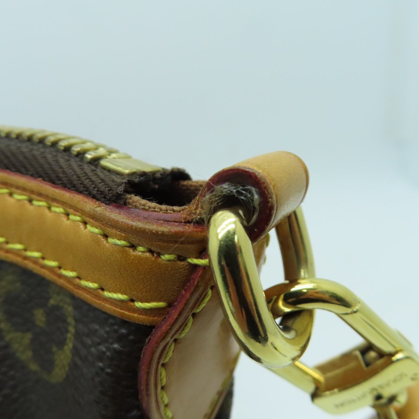 LOUIS VUITTON Monogram Palermo PM金扣手挽肩背兩用袋啡色