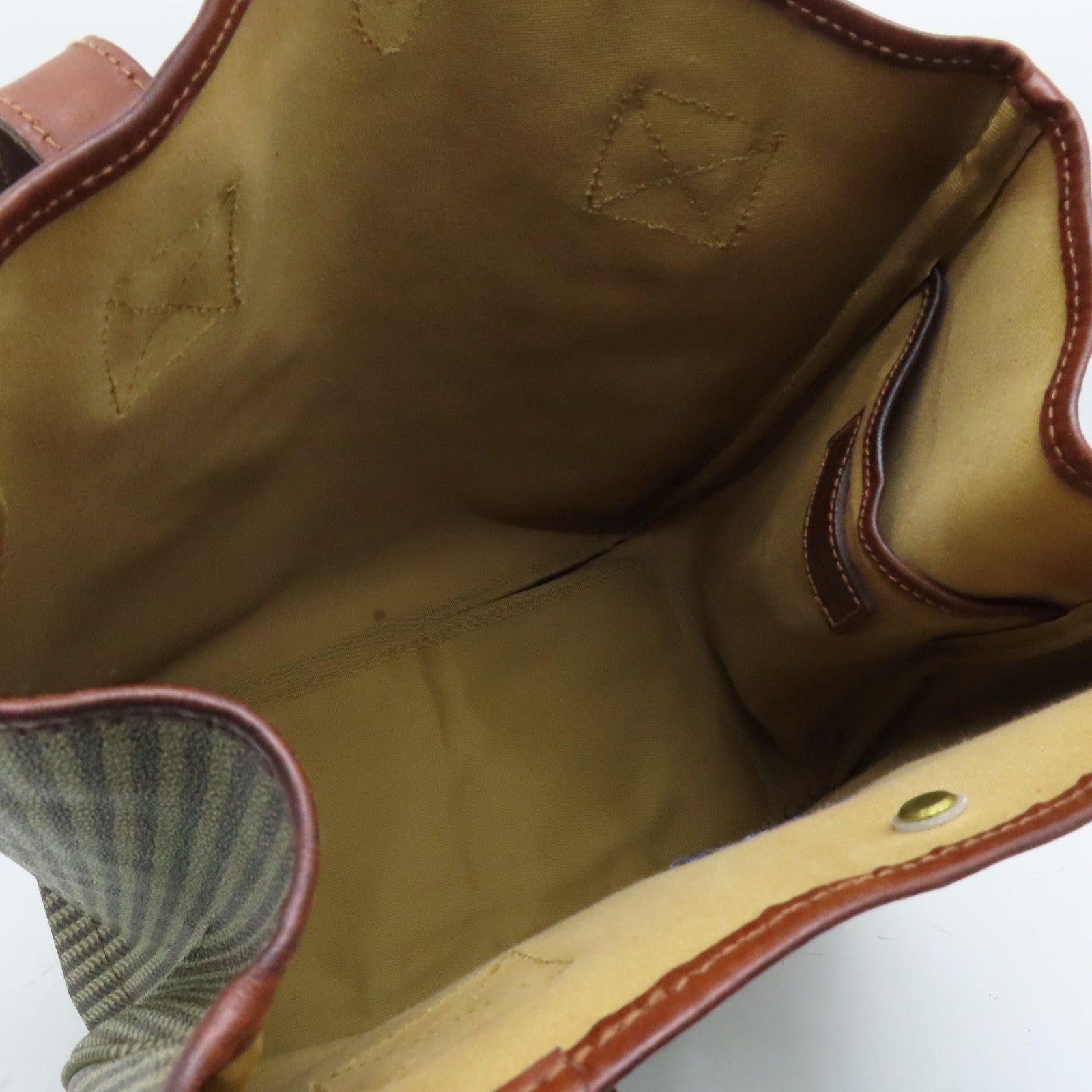 RALPH LAUREN Coated Canvas Tote Bag Brown