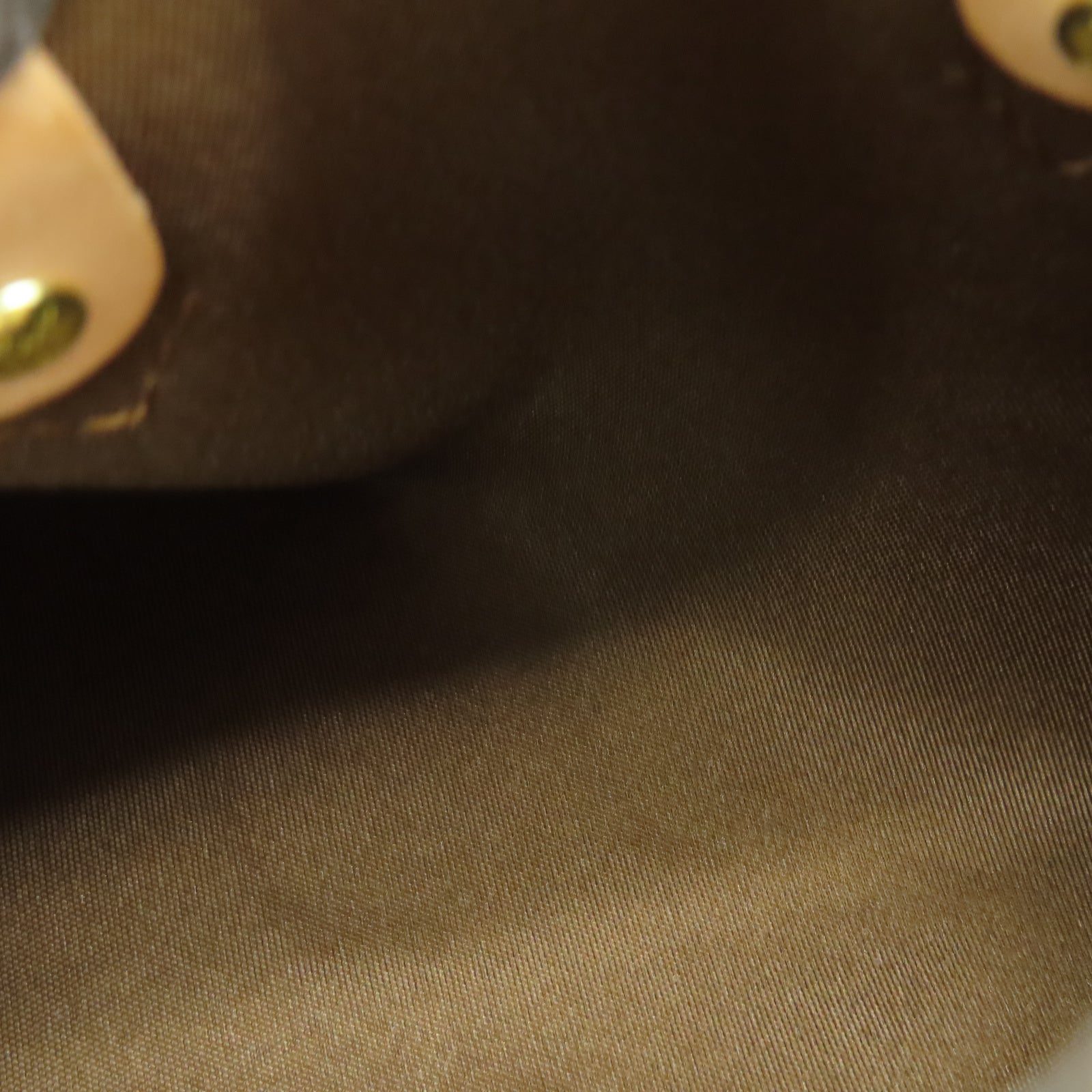 LOUIS VUITTON Monogram Nano Speedy金扣手挽肩背两用袋棕色