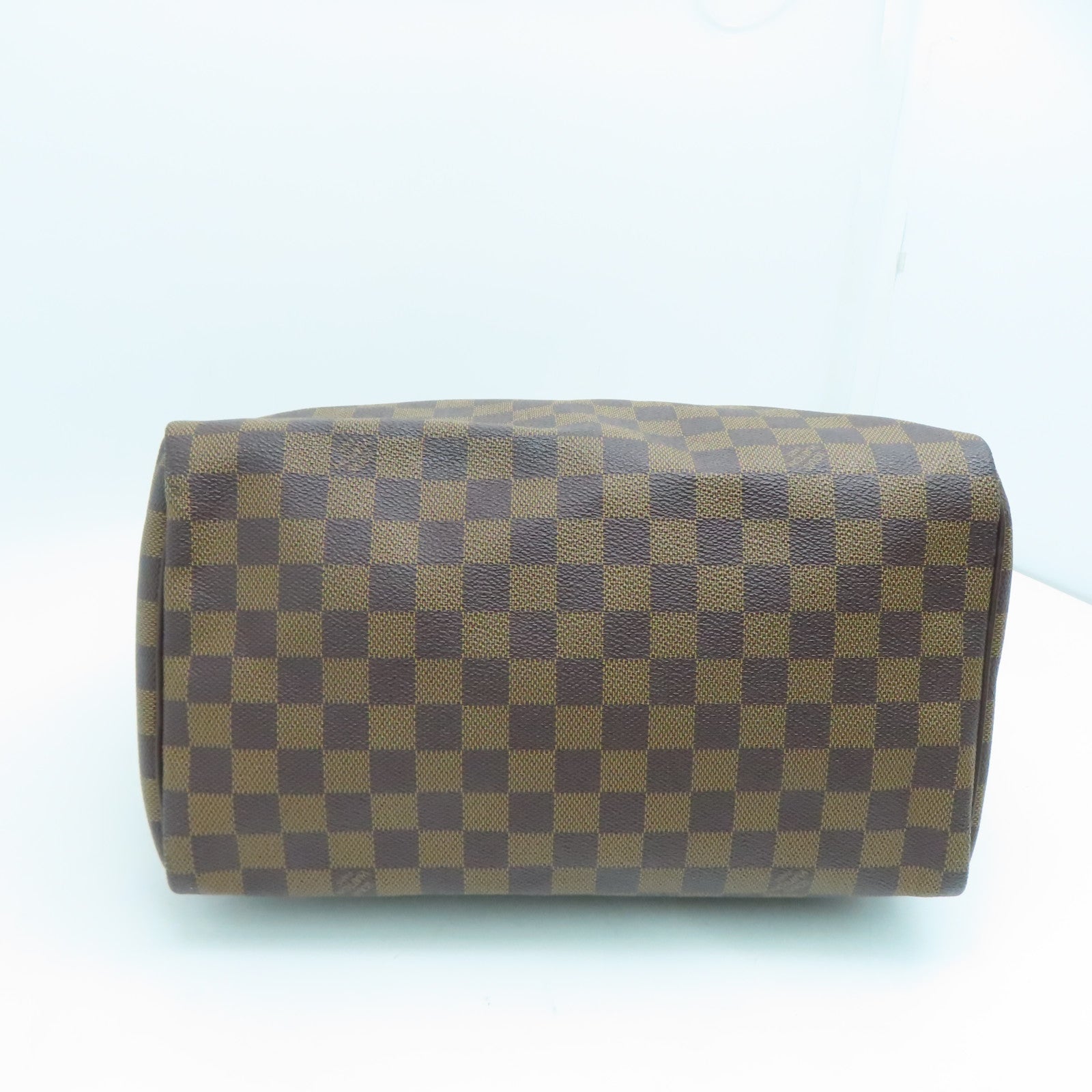 LOUIS VUITTON Damier Speedy 30金扣手挽袋啡色