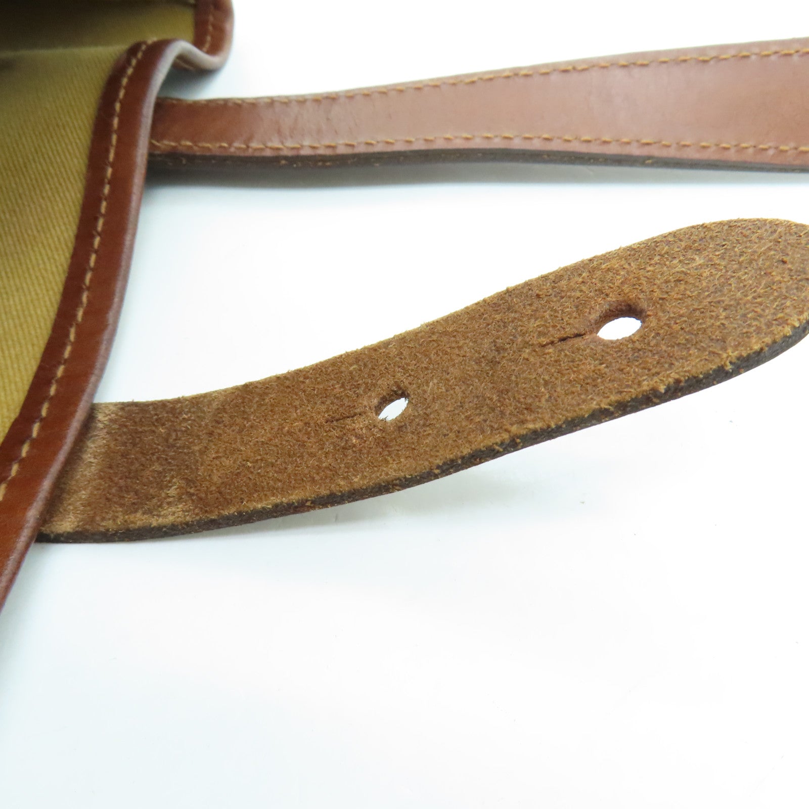 RALPH LAUREN Coated Canvas Tote Bag Brown