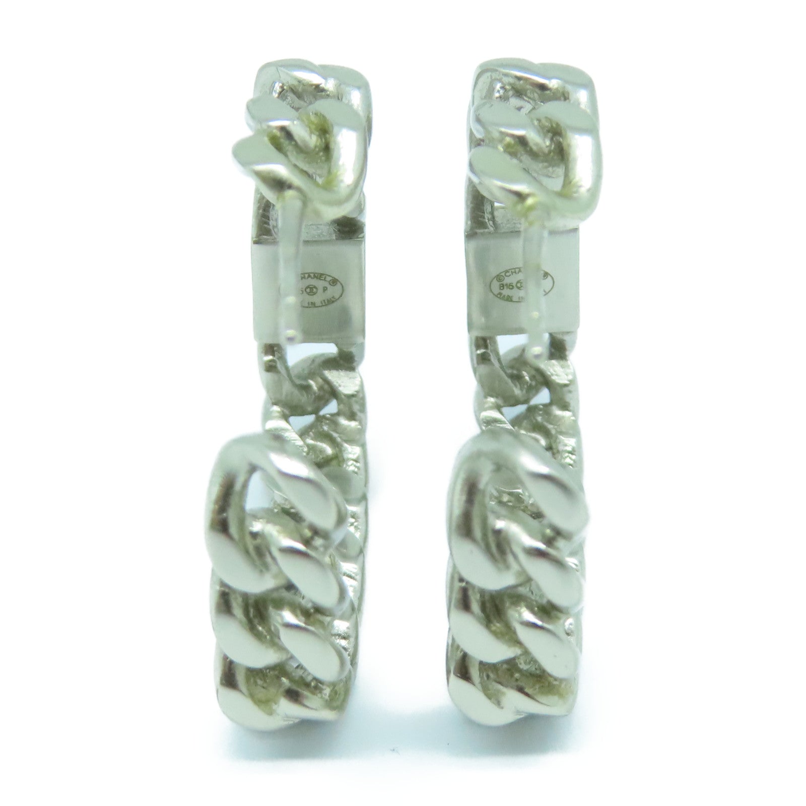 CHANEL 金屬Earrings耳環銀色