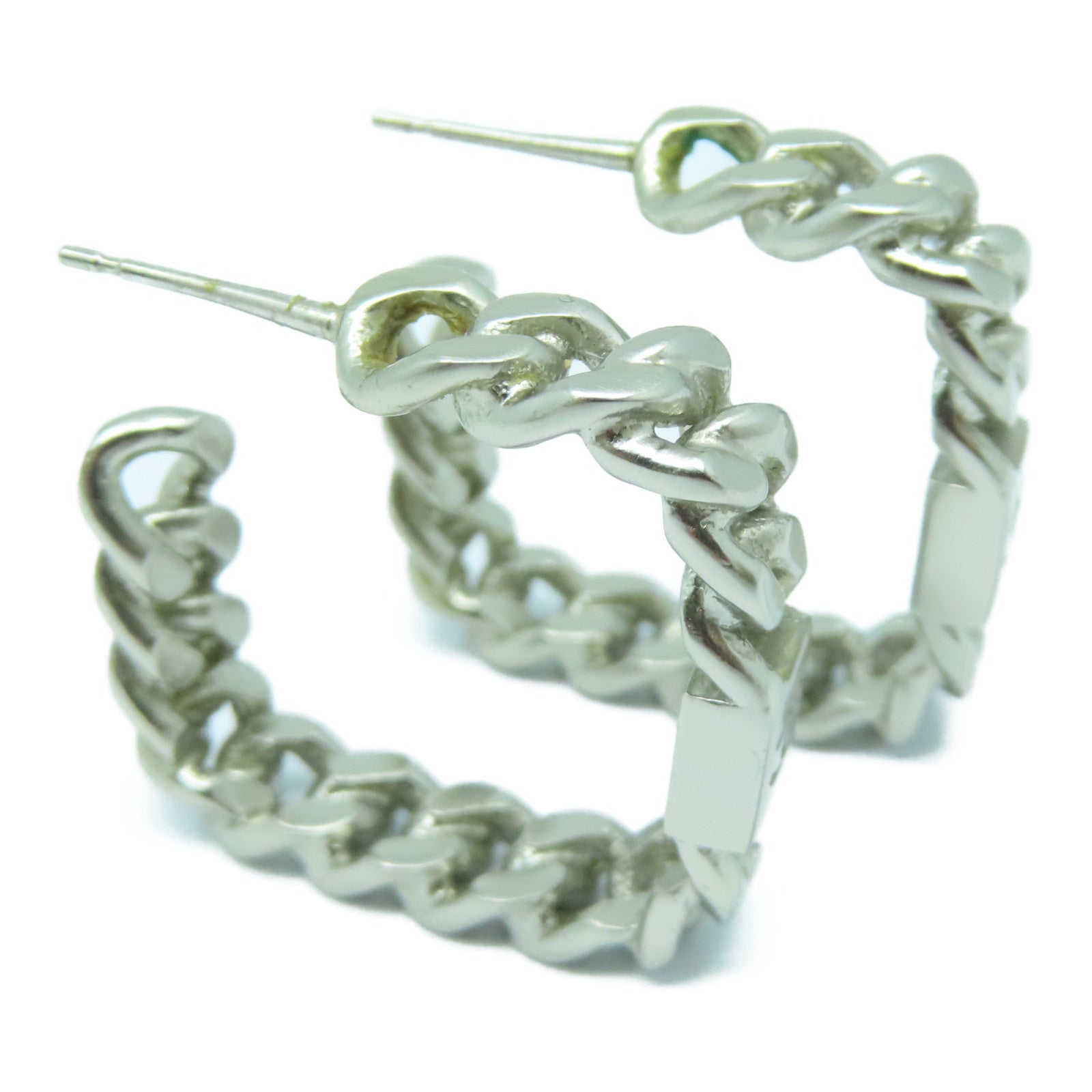 CHANEL 金屬Earrings耳環銀色