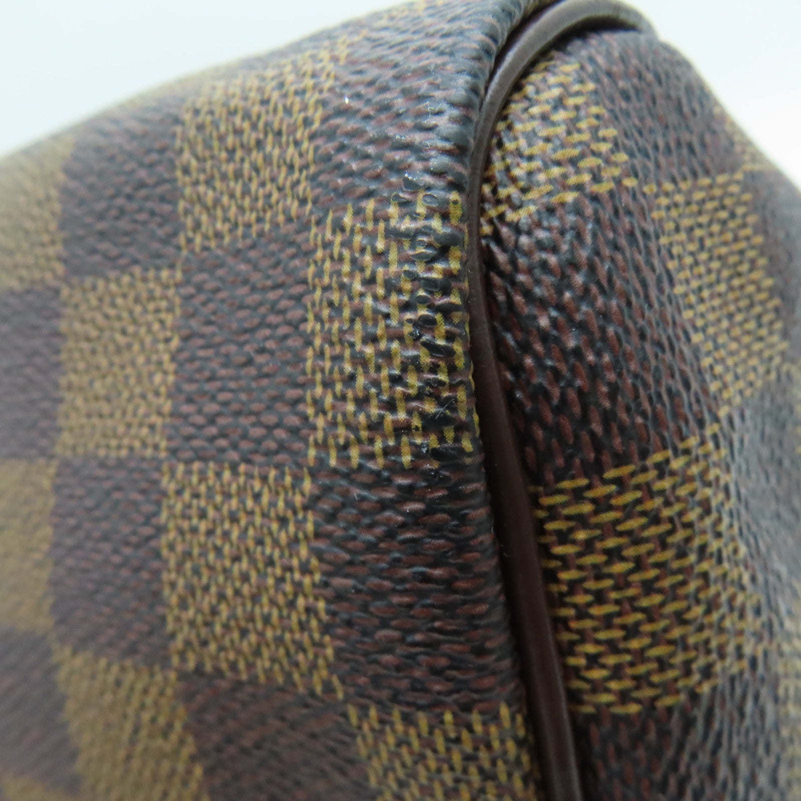 LOUIS VUITTON Damier Speedy 30金扣手挽袋啡色