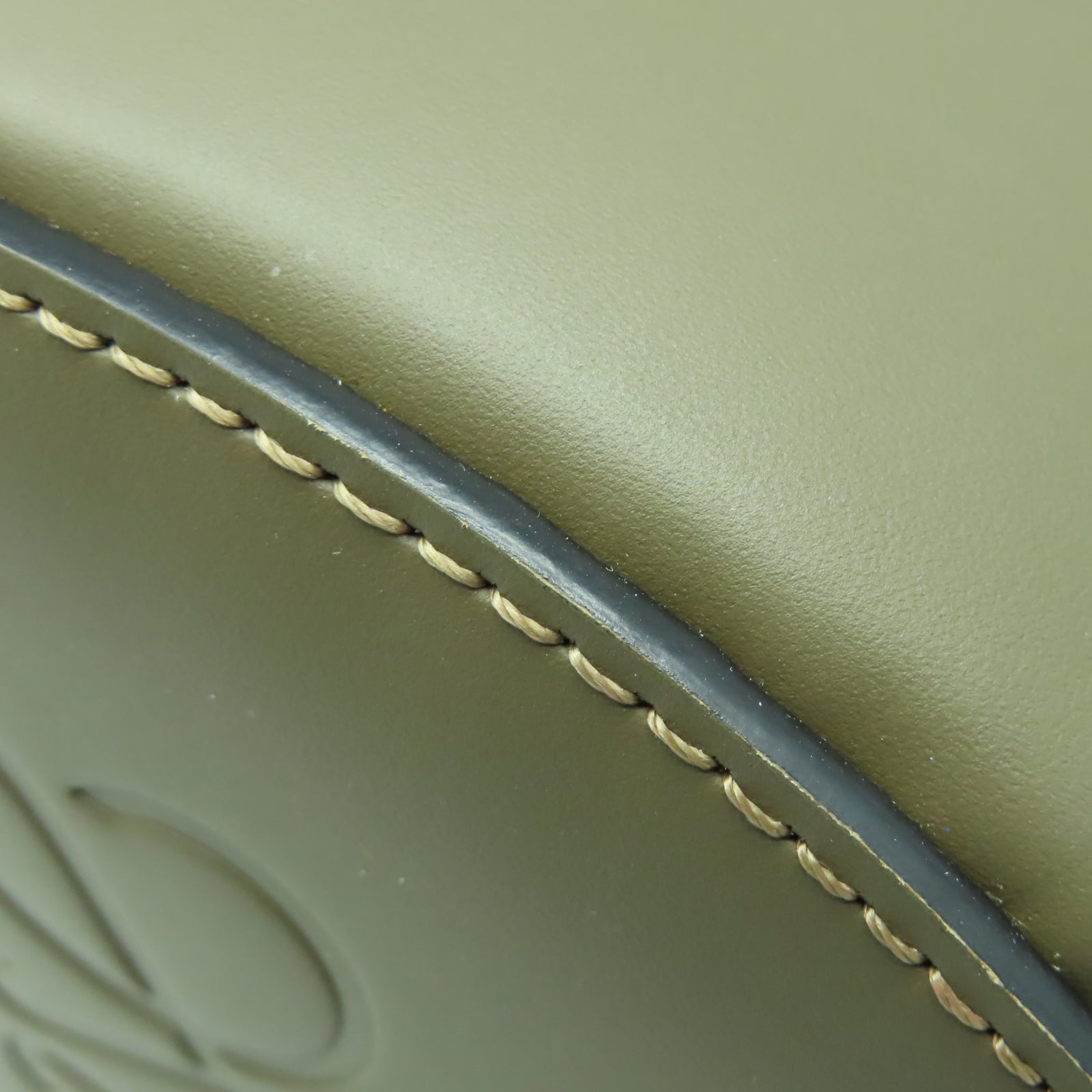 LOEWE 牛皮皮革Loewe Balloon Bag銀扣手挽肩背兩用袋棕色