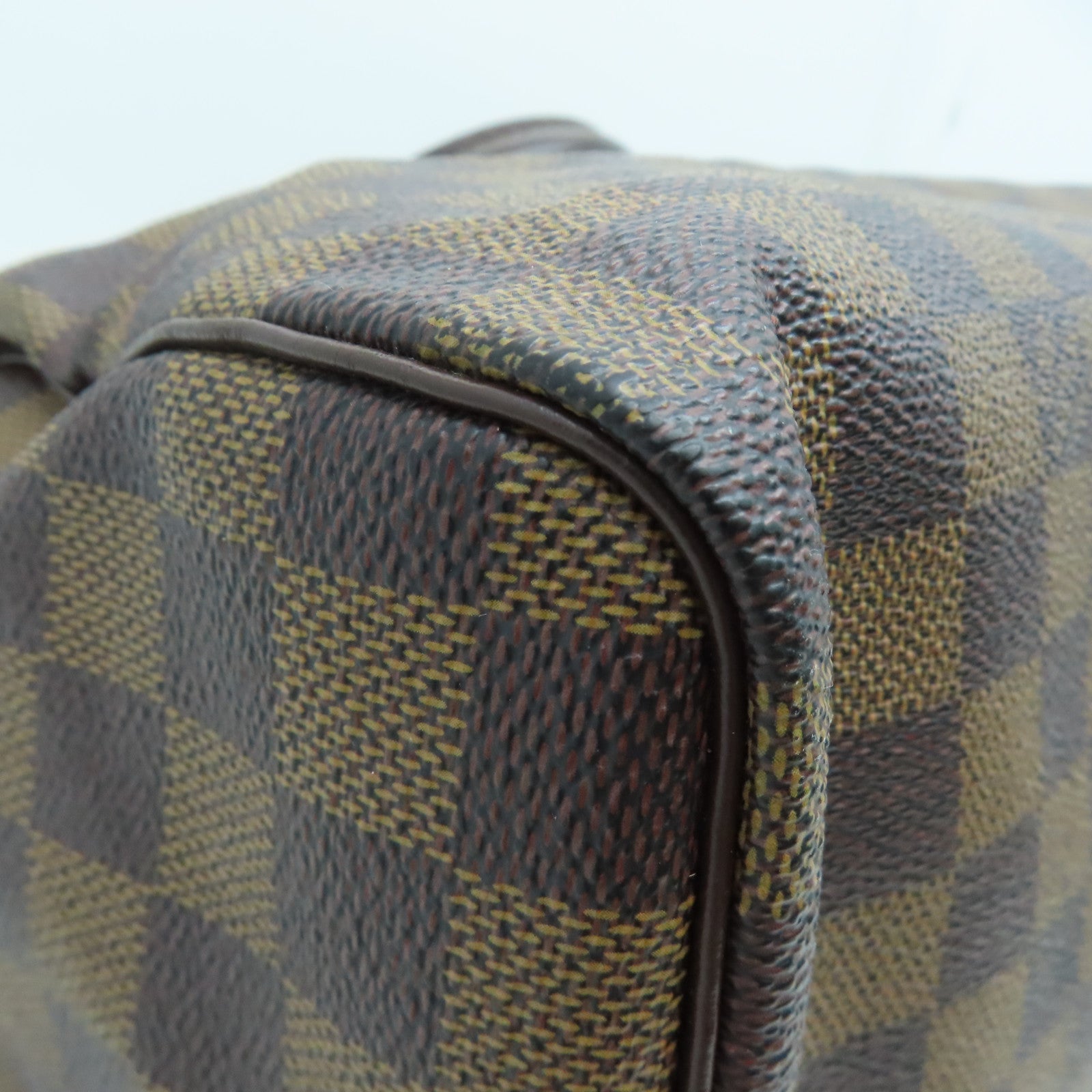 LOUIS VUITTON Damier Speedy 30金扣手挽袋啡色