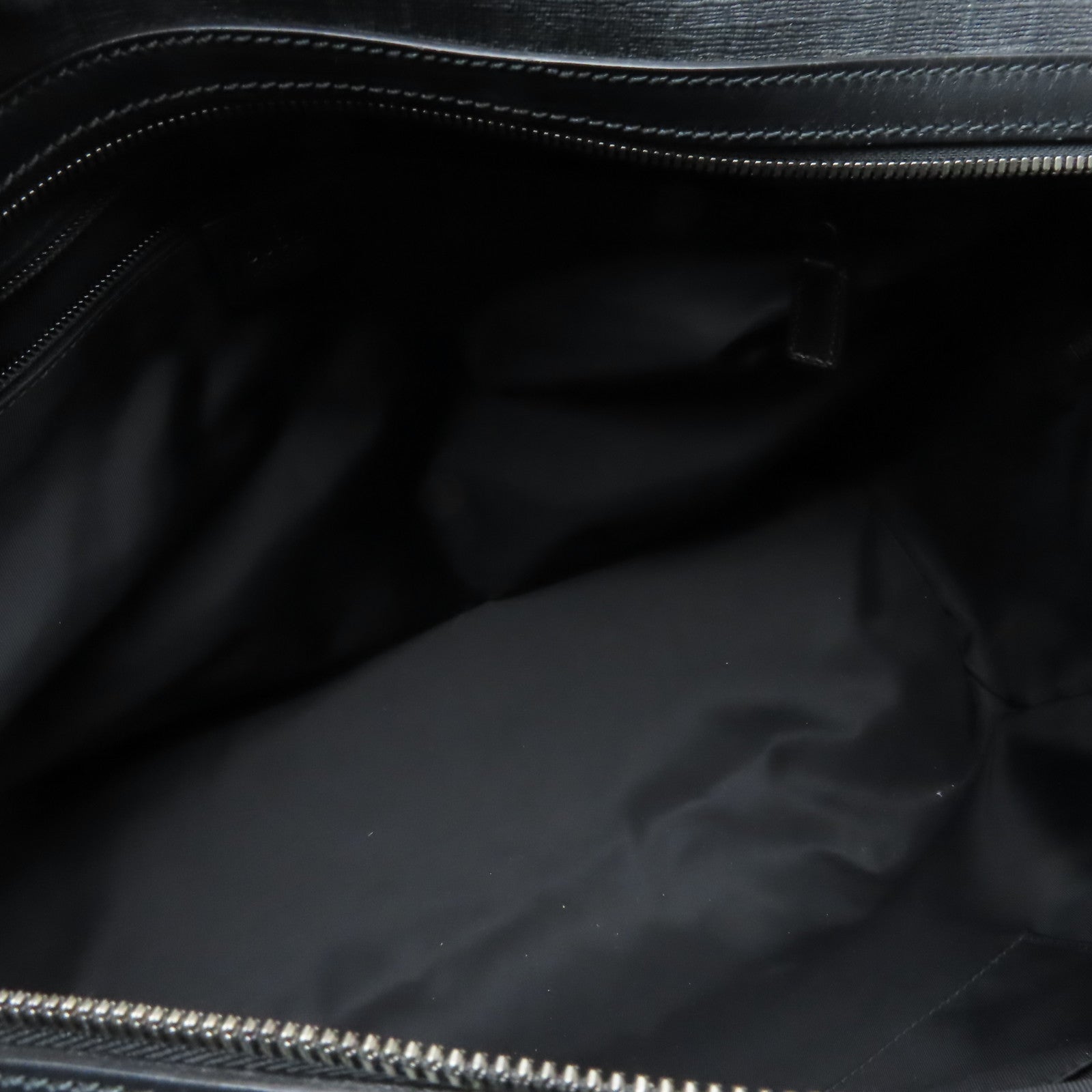 GUCCI 塗層帆布2way Shoulder Bag銀扣手挽肩背兩用袋黒色